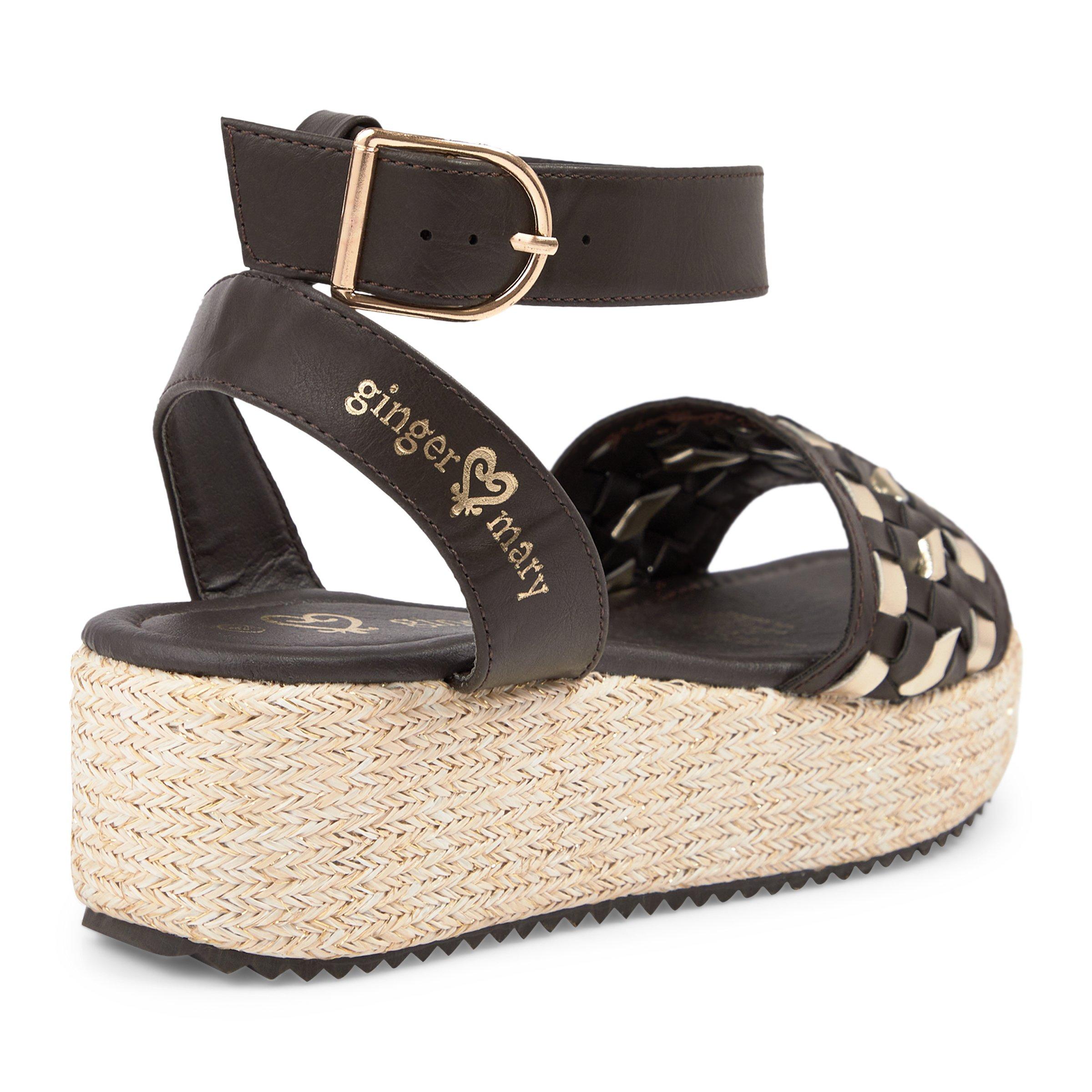 Mary ankle strap wedge on sale