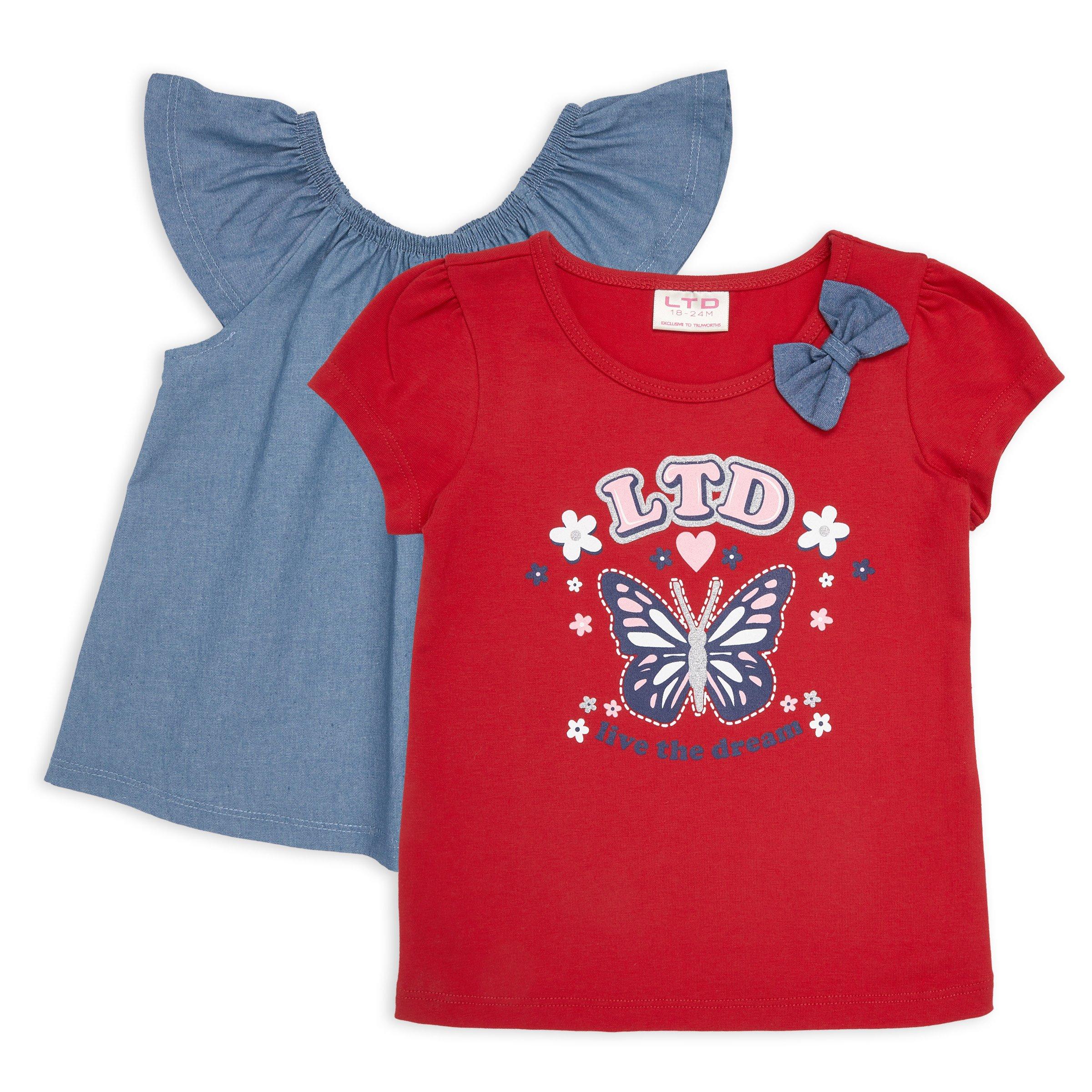 2 pack Baby Girl T shirts