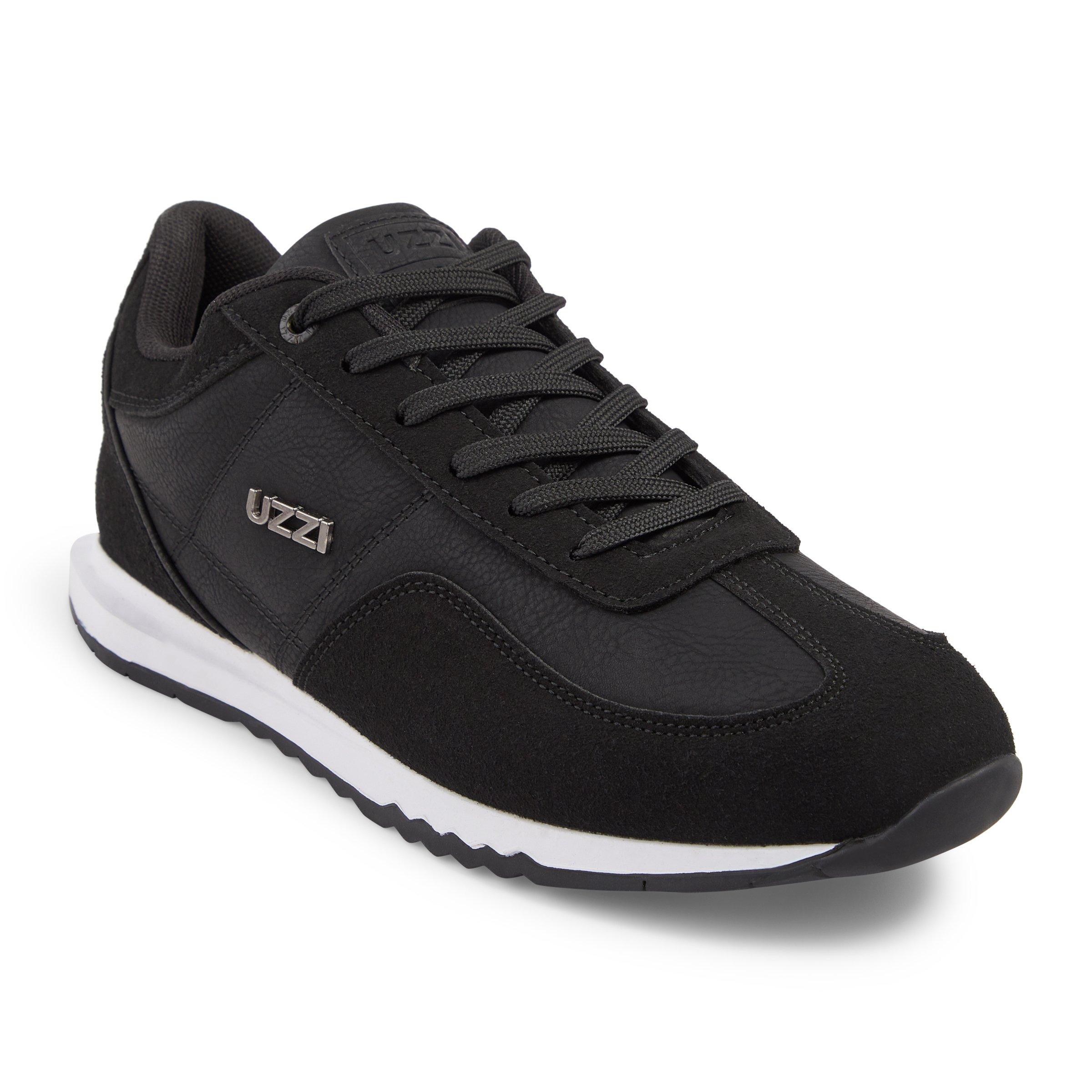 Black Lace Up Sneakers (3129195) | UZZI