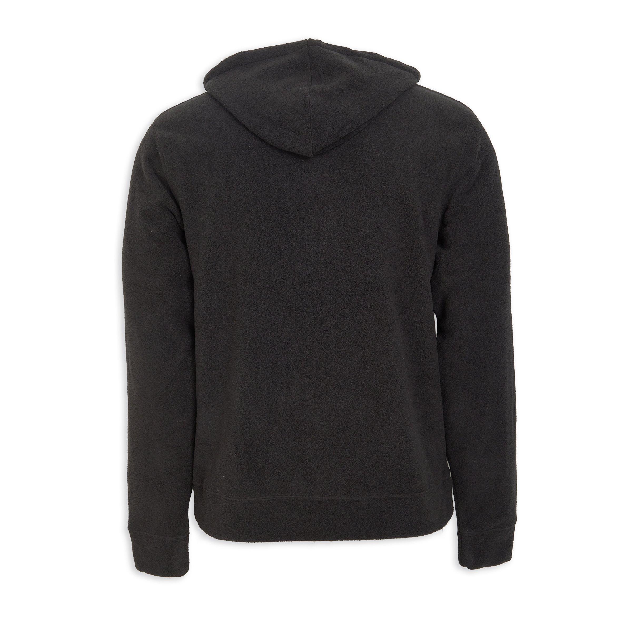Branded black hoodie hotsell