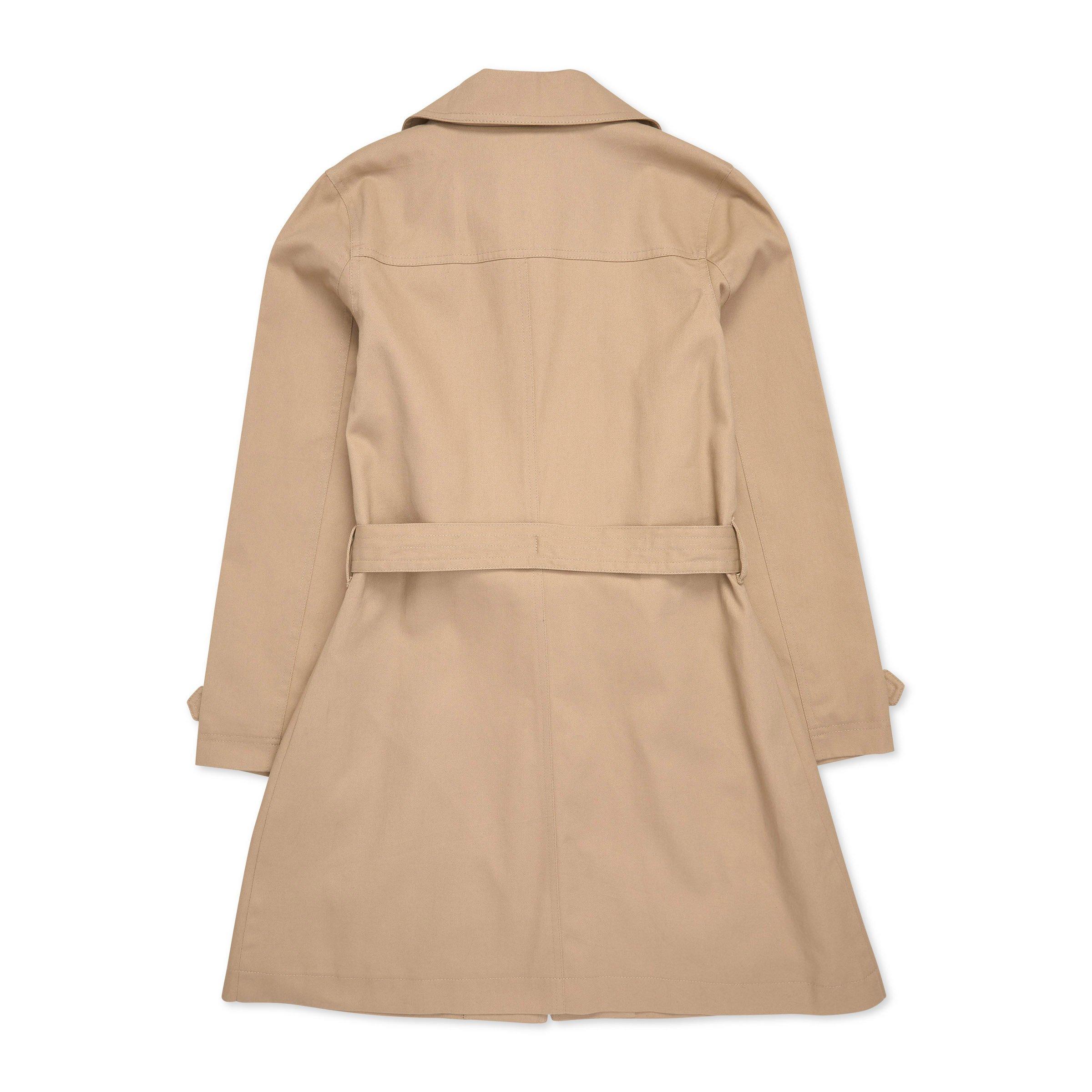 Girls beige trench coat best sale