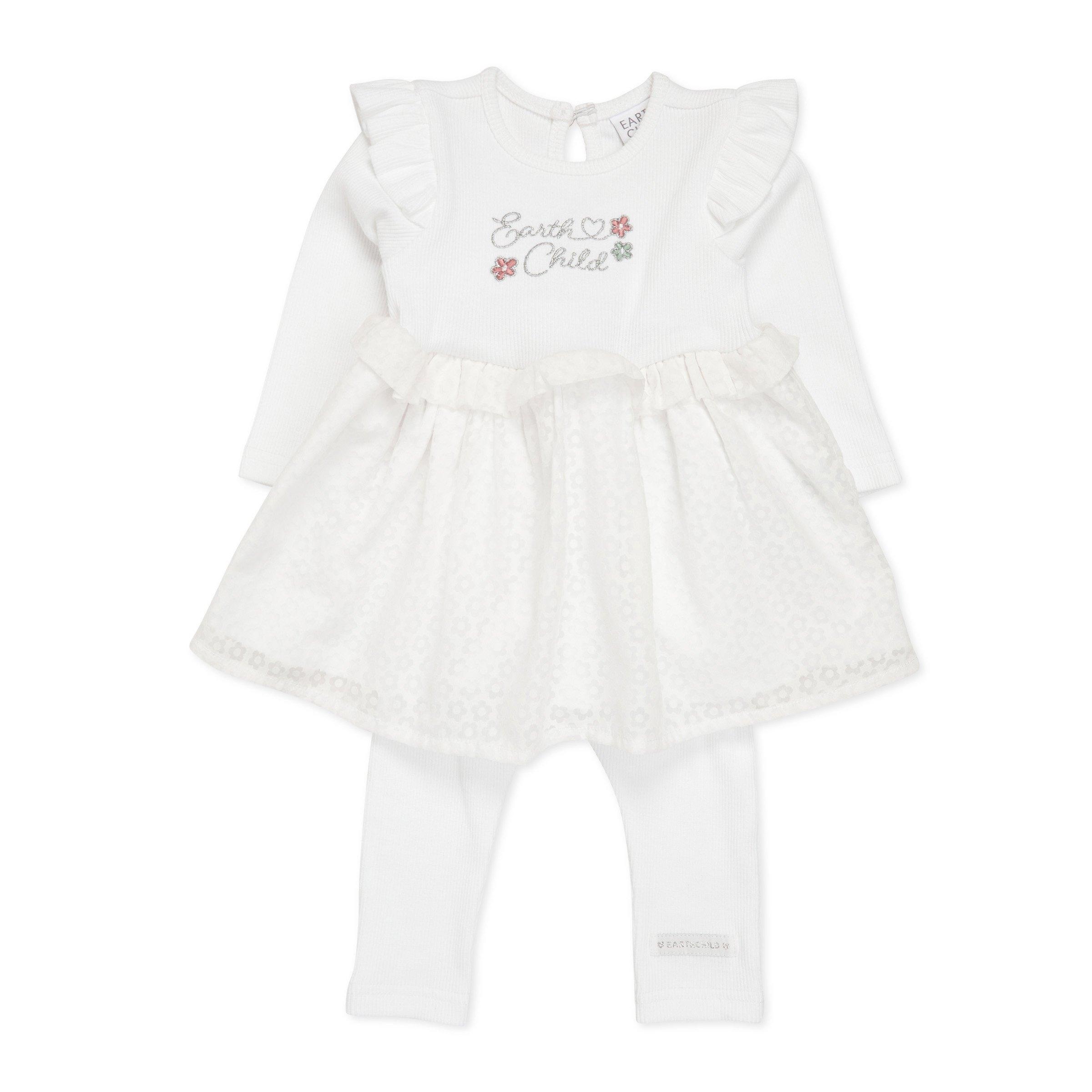 Baby Girls White Dress Set 3129431 Earthchild