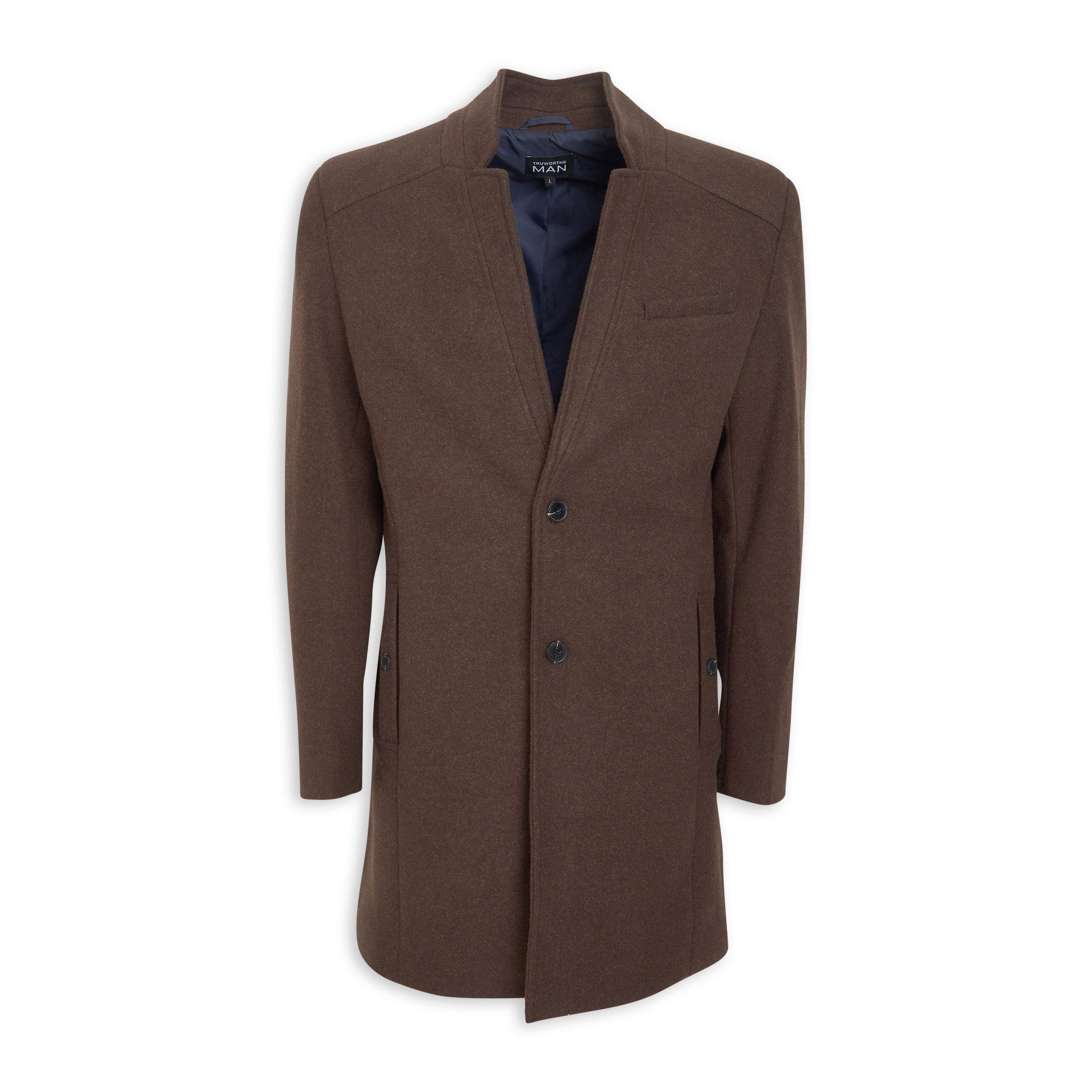 Brown Melton Jacket 3129490 Truworths Man