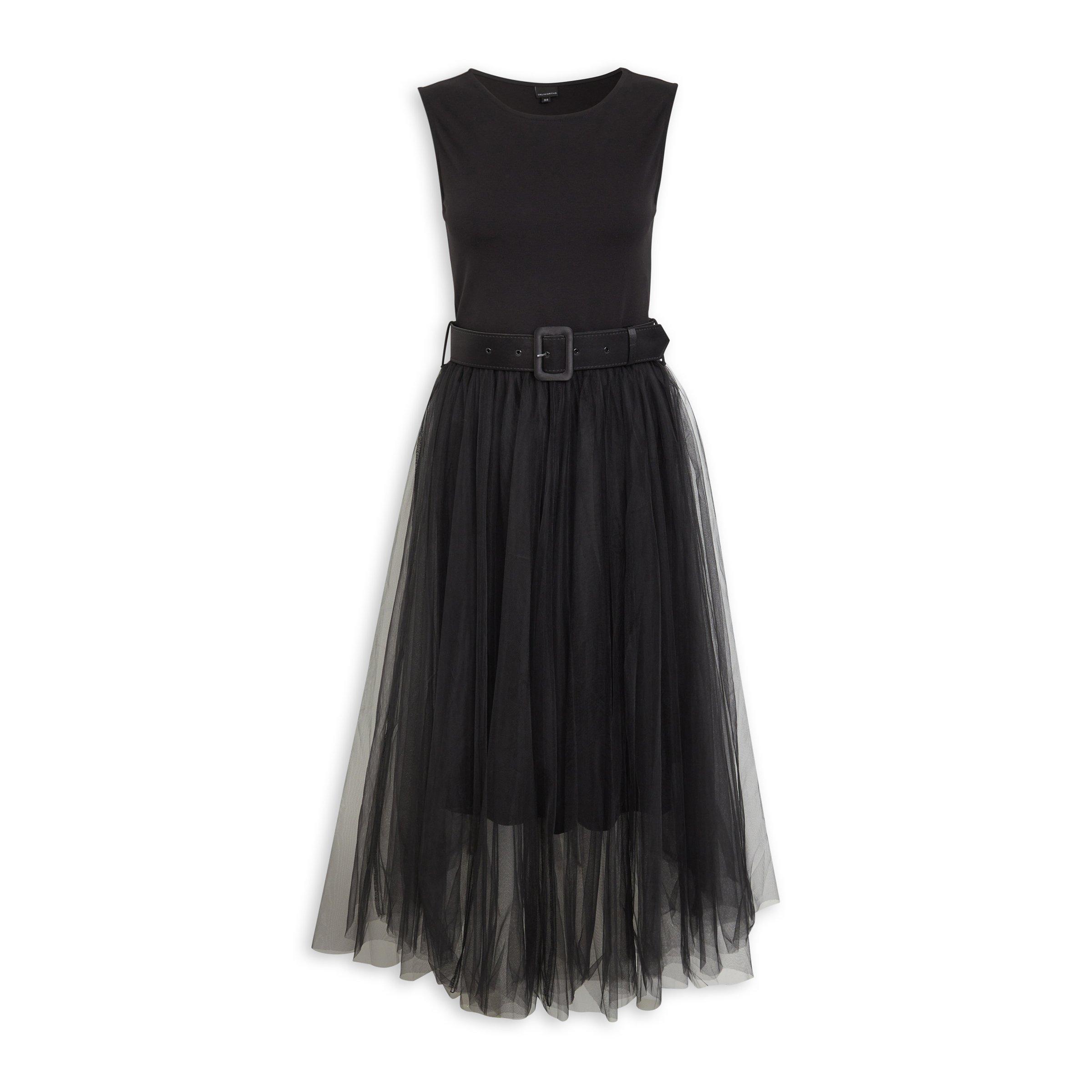black formal dresses at truworths Fit & Flare Dress (3129605) 15% METALLIC