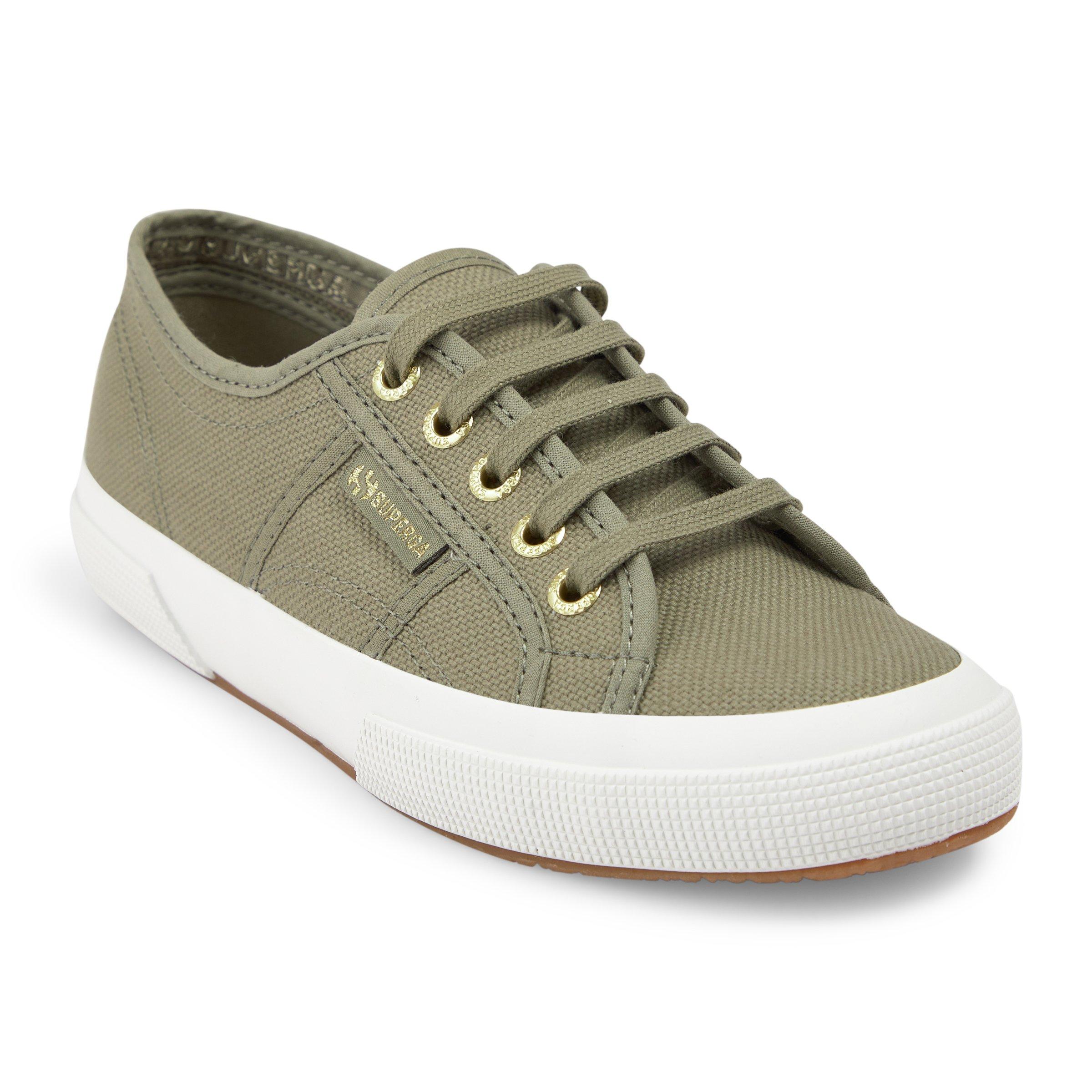 Superga green outlet sneakers