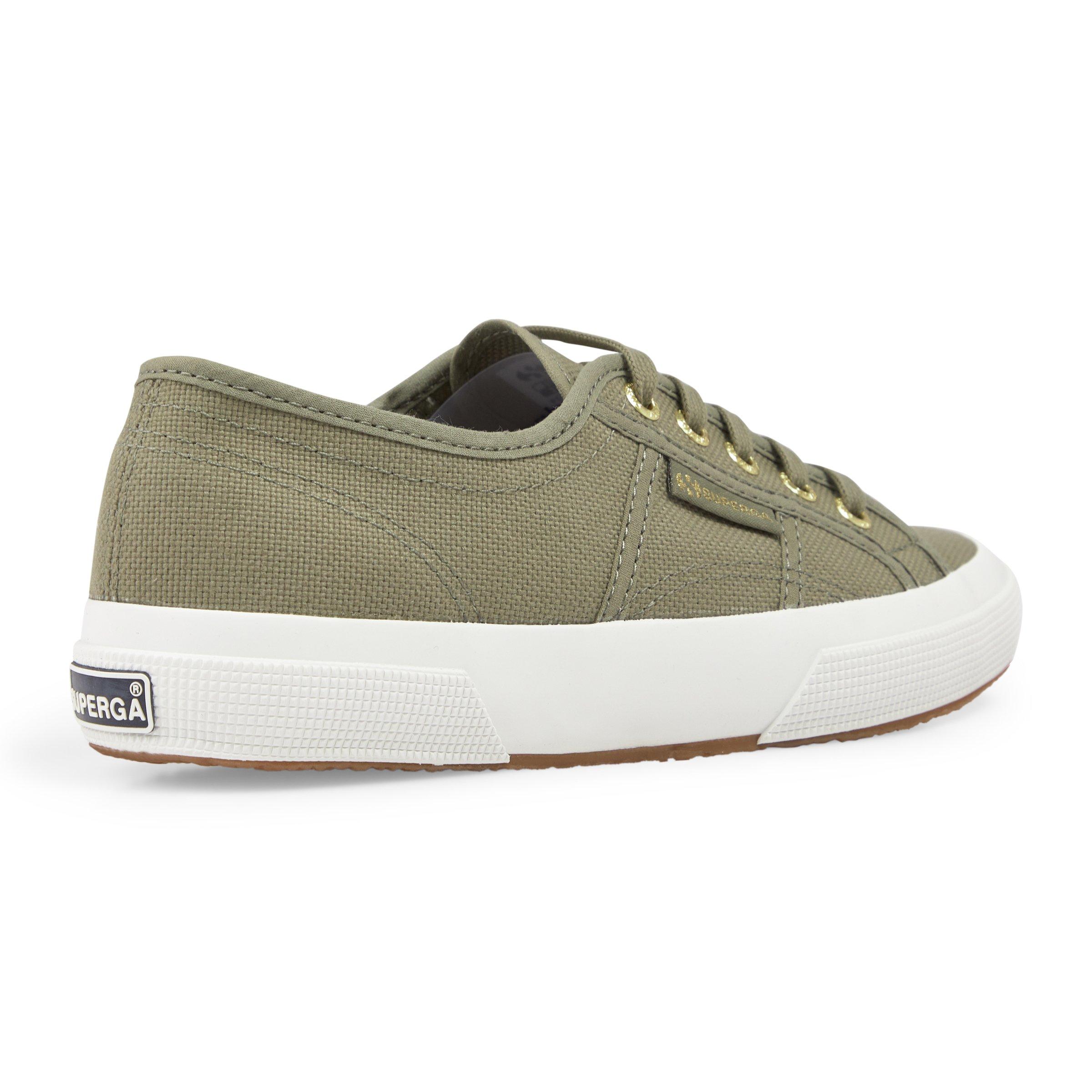 Green superga sale shoes