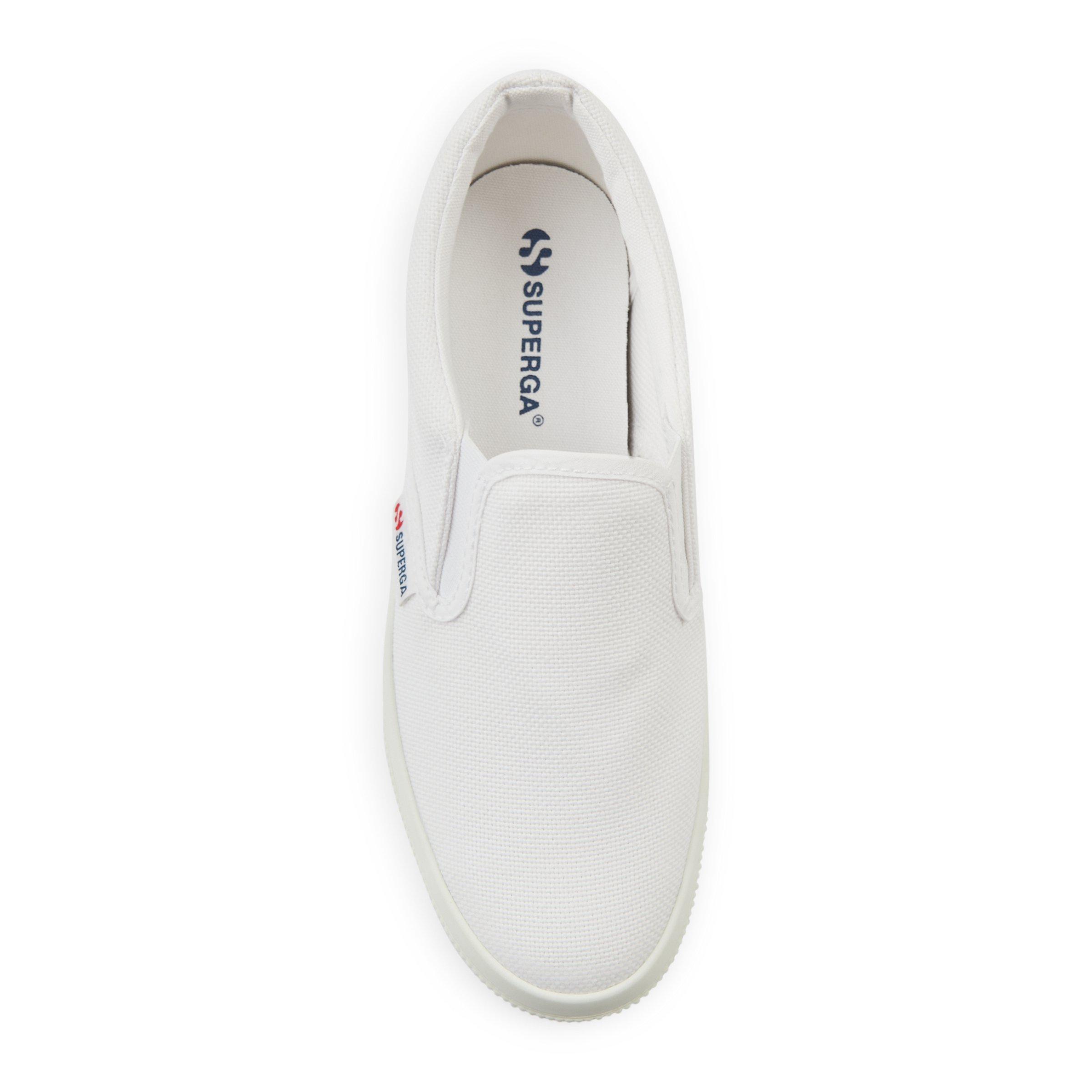 Superga linen store slip on