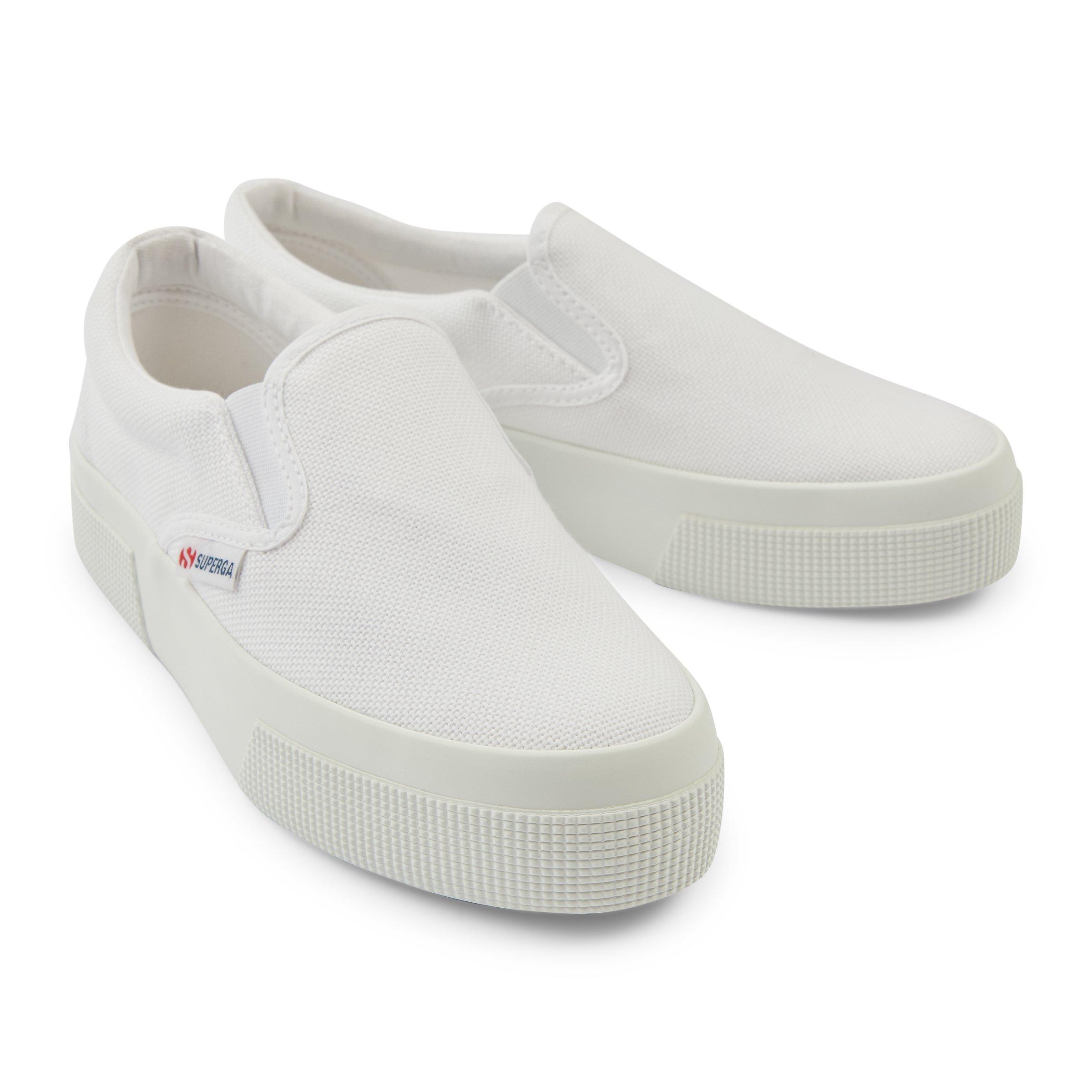 Superga linen store slip on