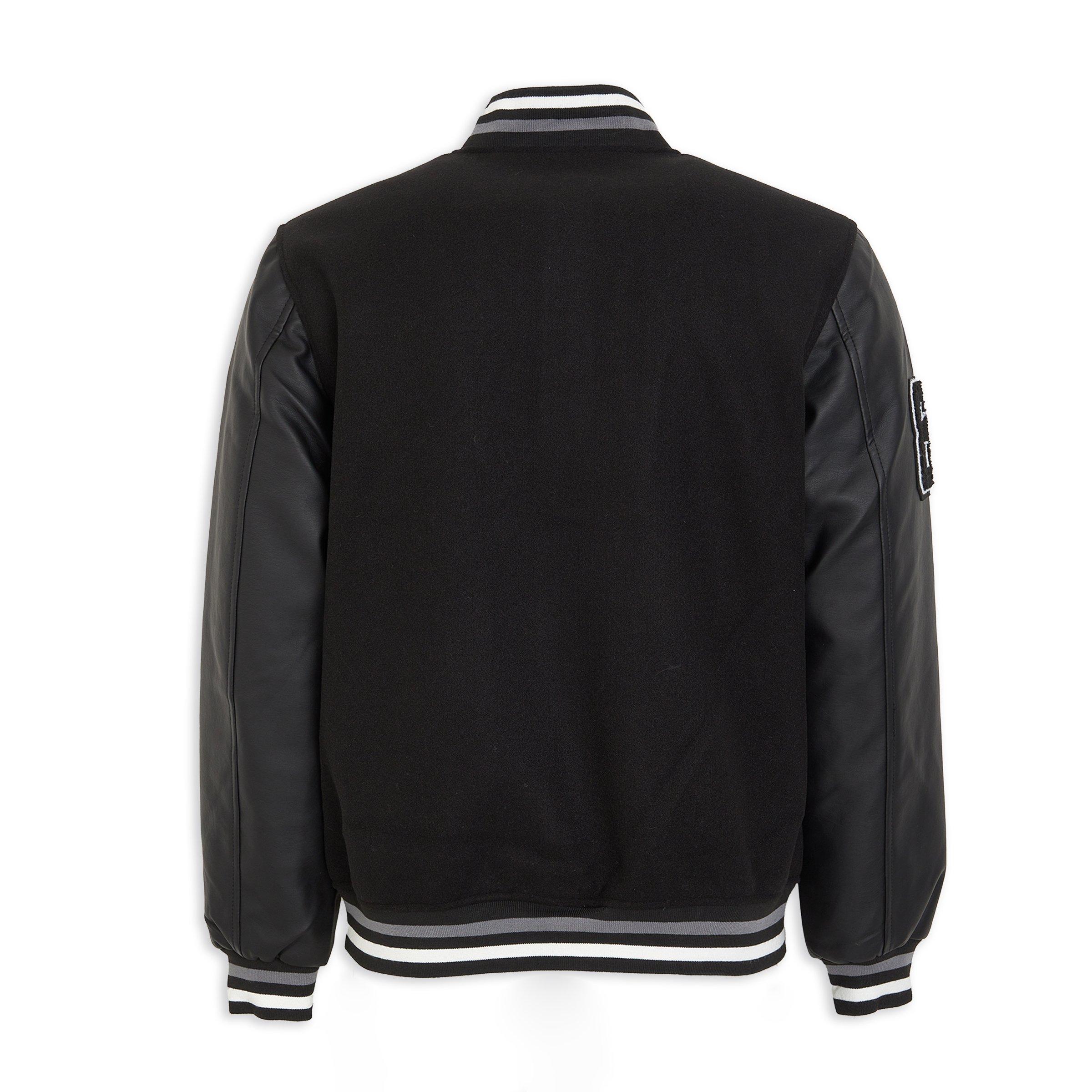 Black Baseball Jacket (3129760) | UZZI