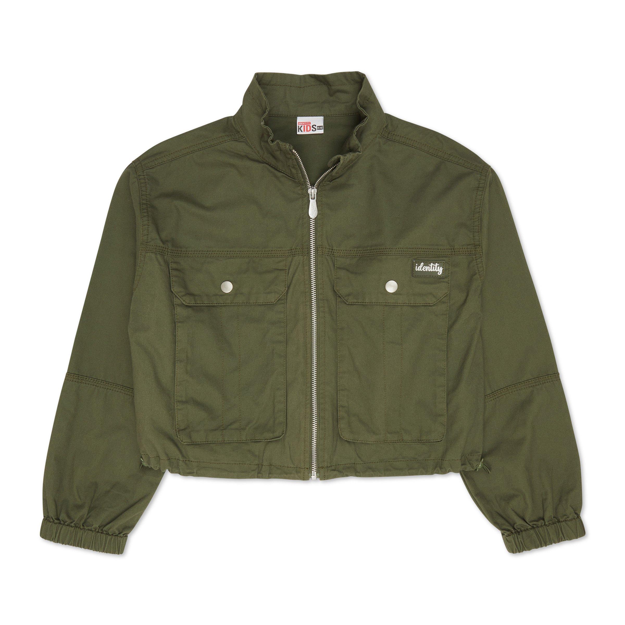 Girls Green Utility Jacket 3129889 Identity