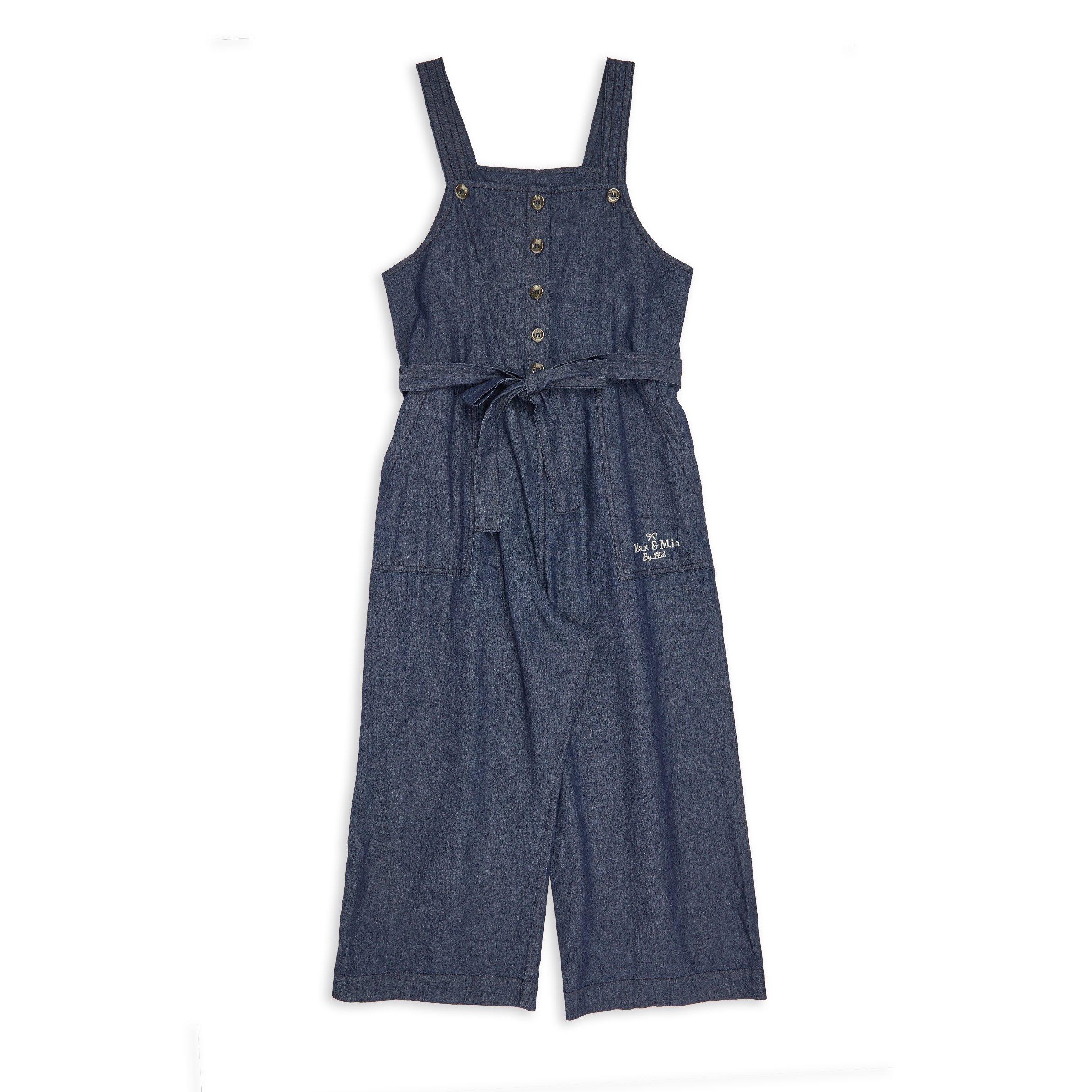 Girls Indigo Denim Dungaree (3129980)