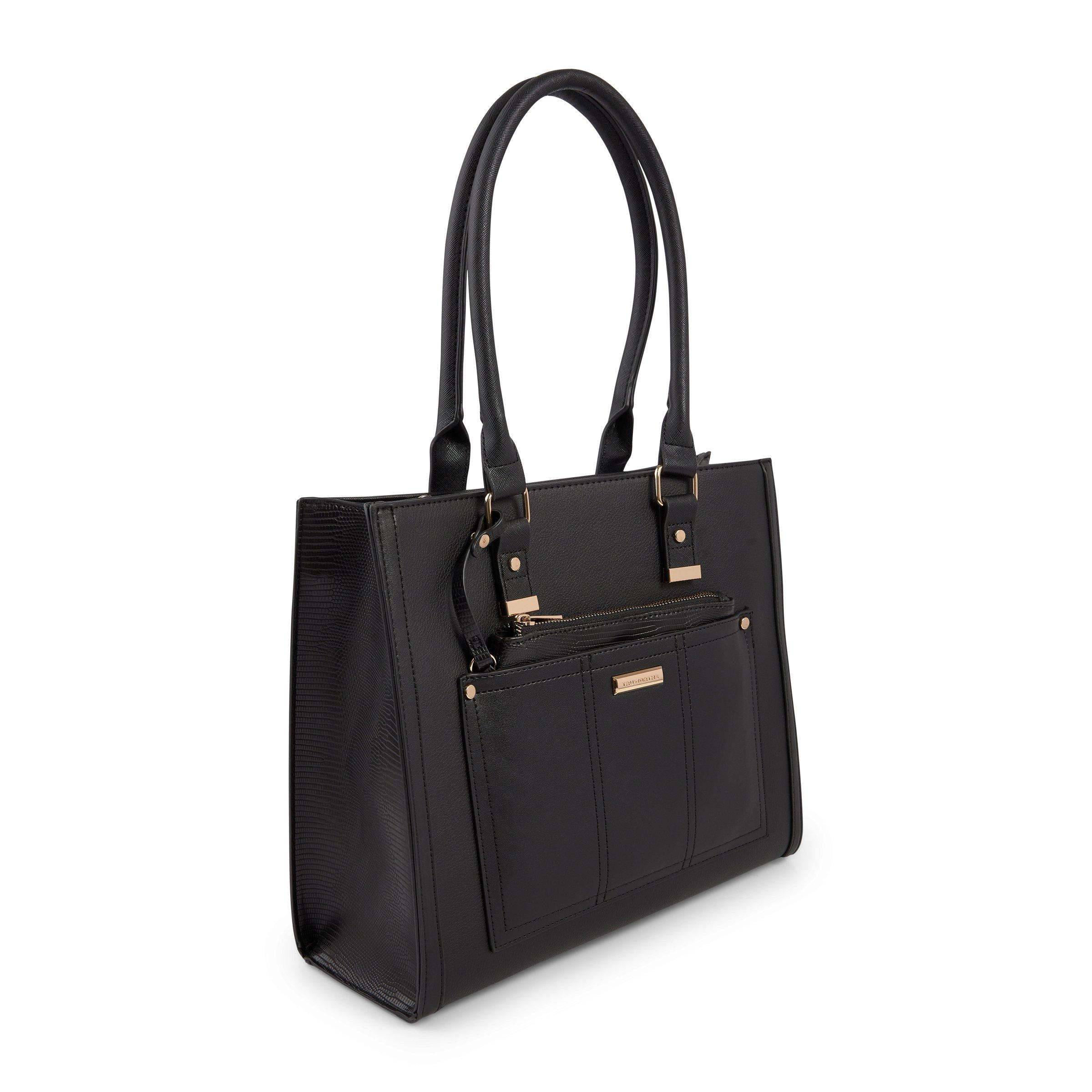 Women black tote top