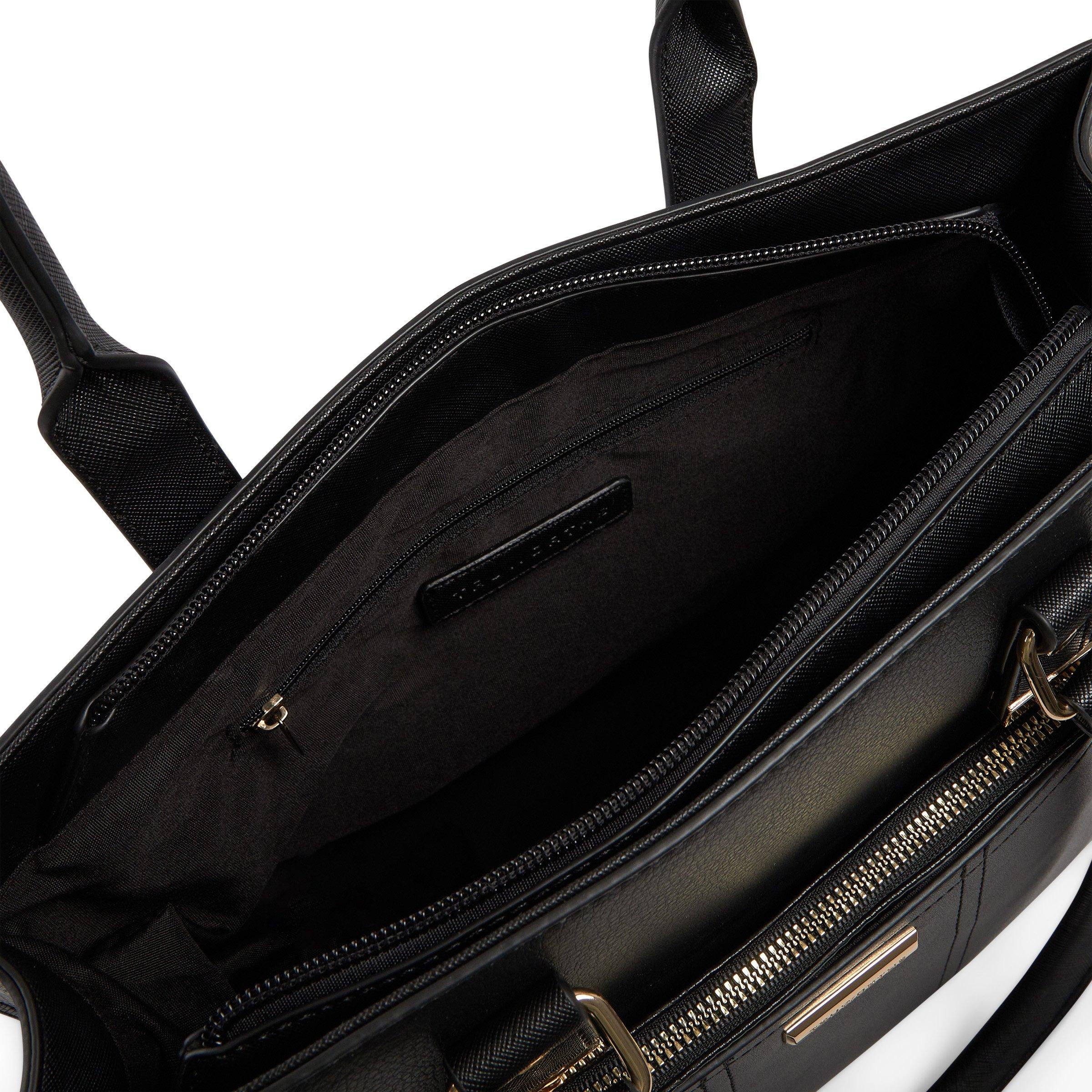 ★MIM the wardrobe★ Crack Leather Big Tote Bag Black M223BB Laura_Tote-Living-QB-4395-