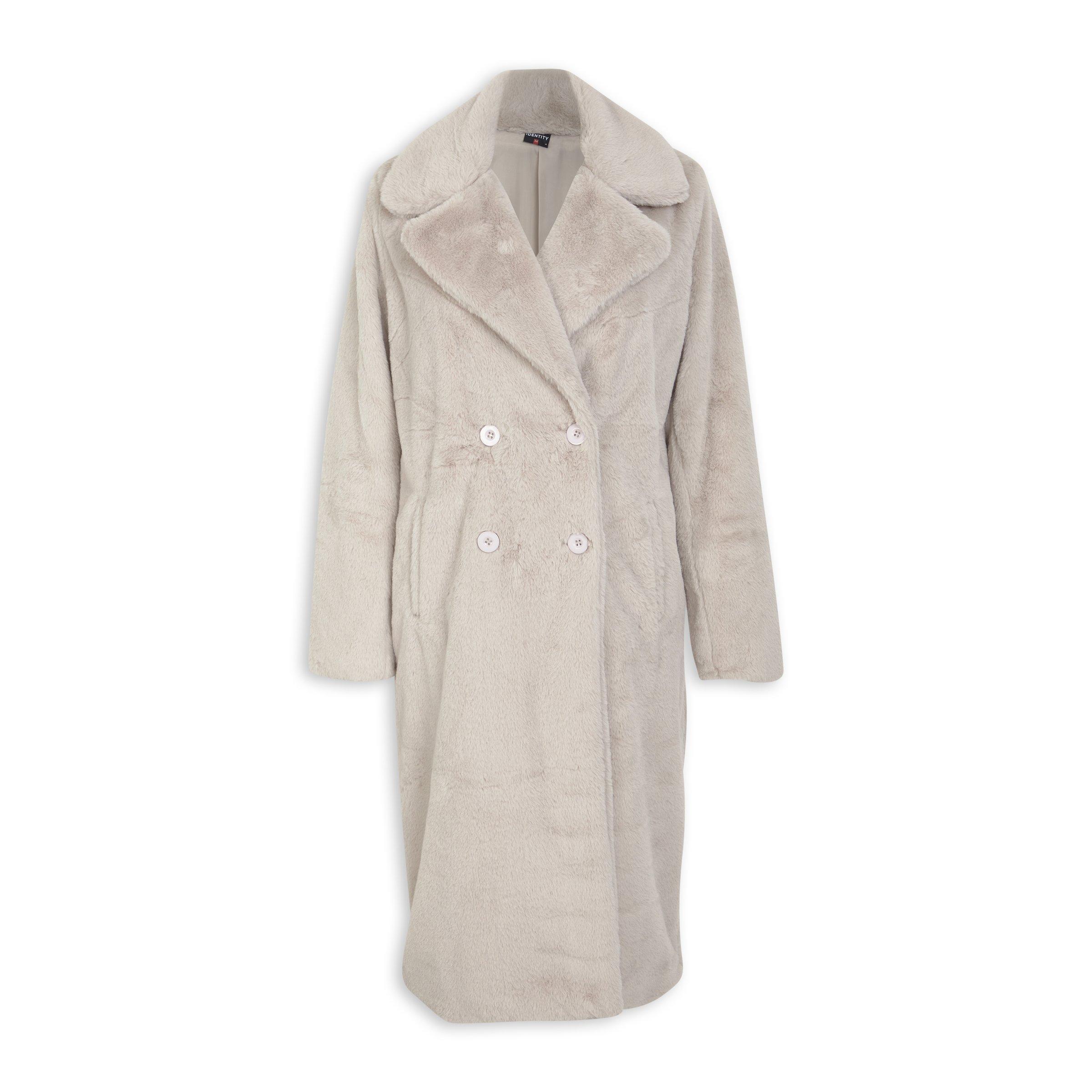 t4423　SHAREEF ECO FUR LONG COAT ECO-FUR LONG COAT 9259 - PEACH | OOF WEAR