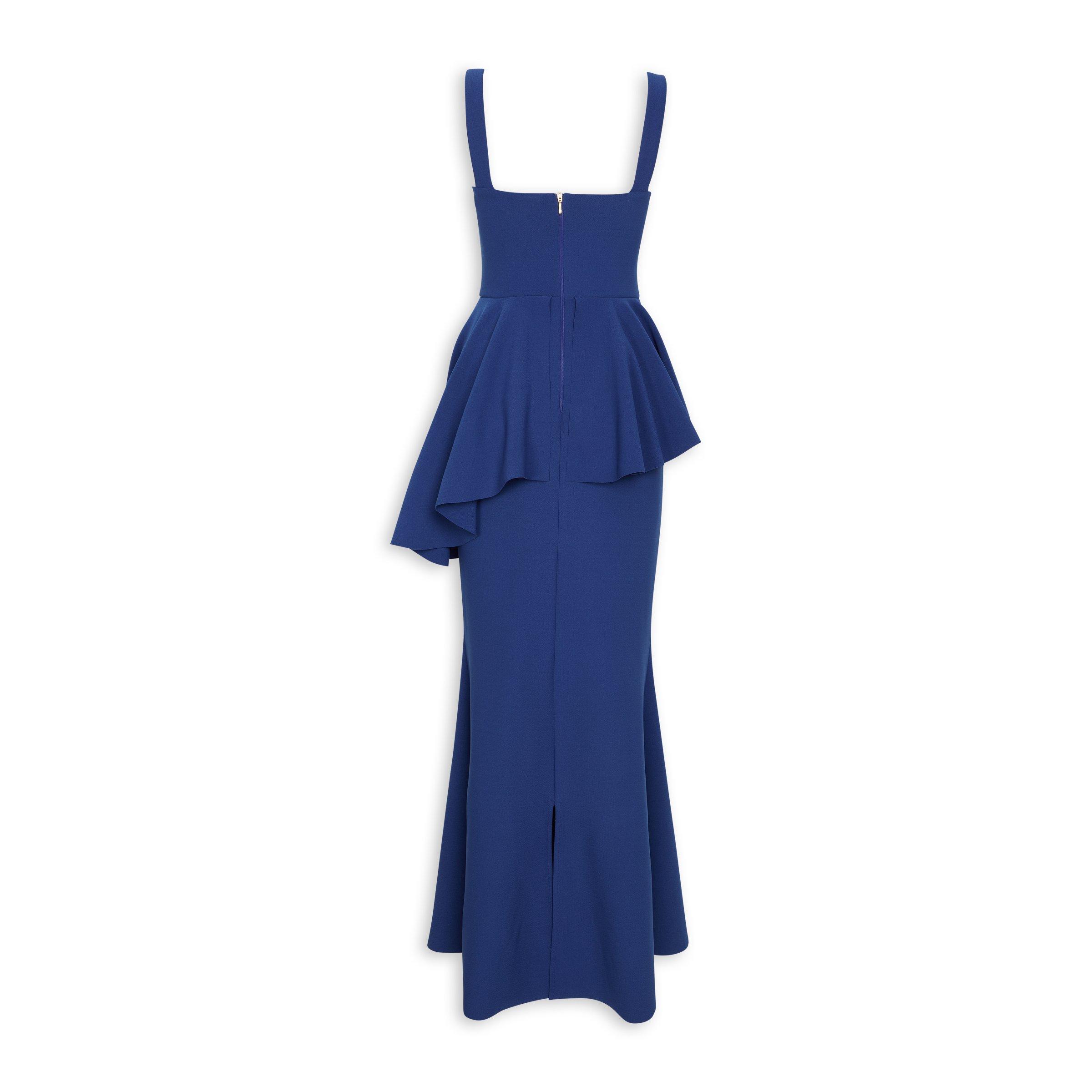 Blue Column Dress 3132864 Truworths