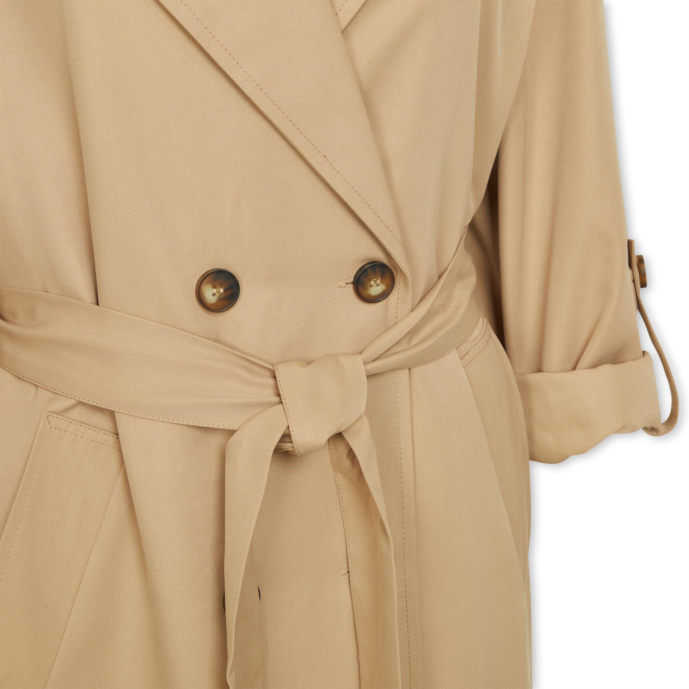 ジャケット・アウター Gabardine Double Belt Trench Coat 0400020337300_FLAX?wid=600&hei