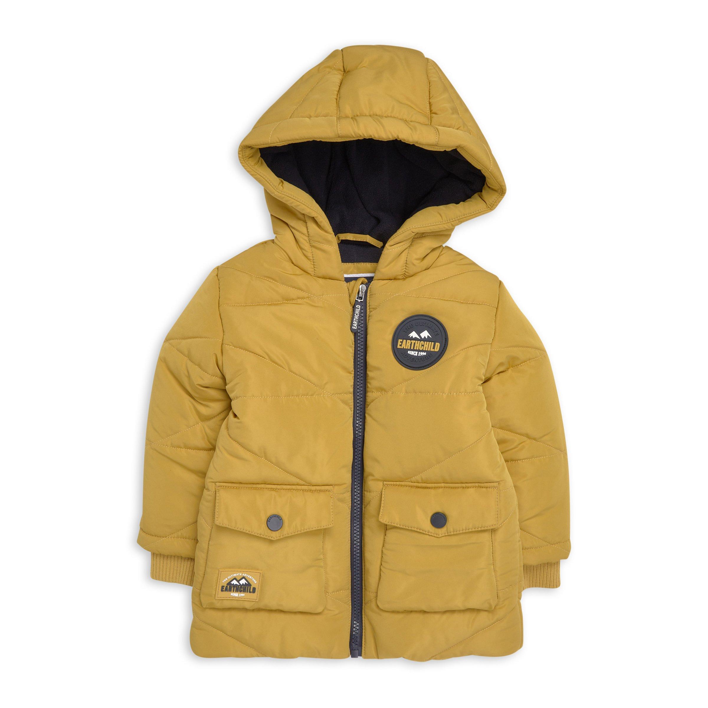 Baby Boy Yellow Puffer Jacket