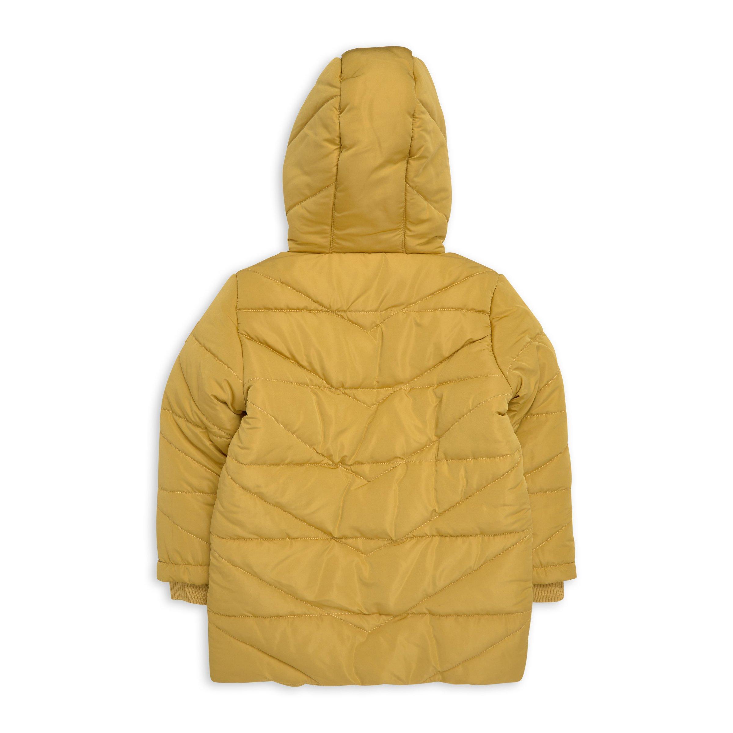 Boys yellow parka coat 2025