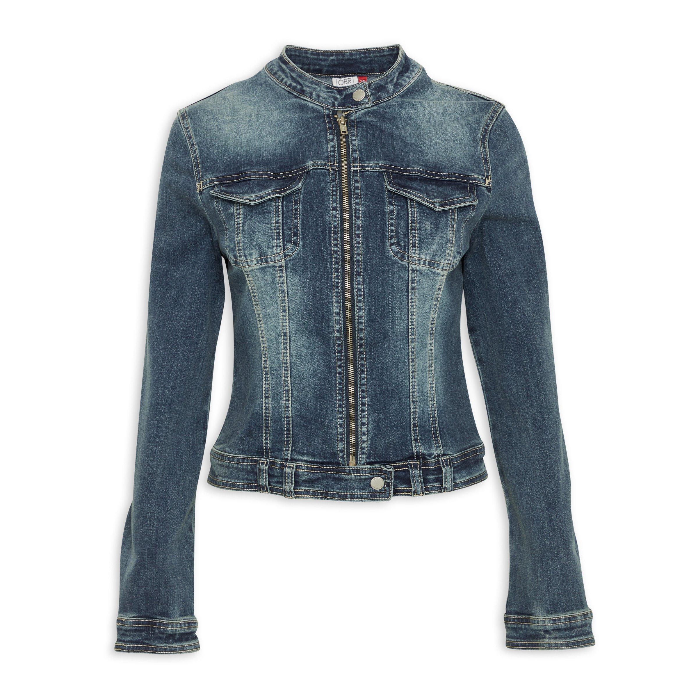 Denim Biker Jacket 3134780 OUTBACK RED