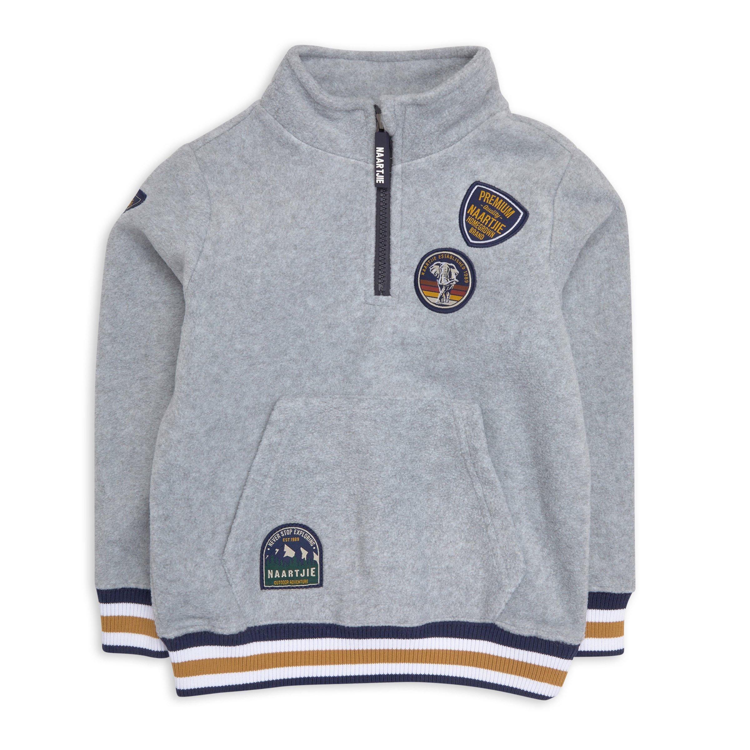 Kid Boys Grey Fleece Sweater 3134914 Naartjie