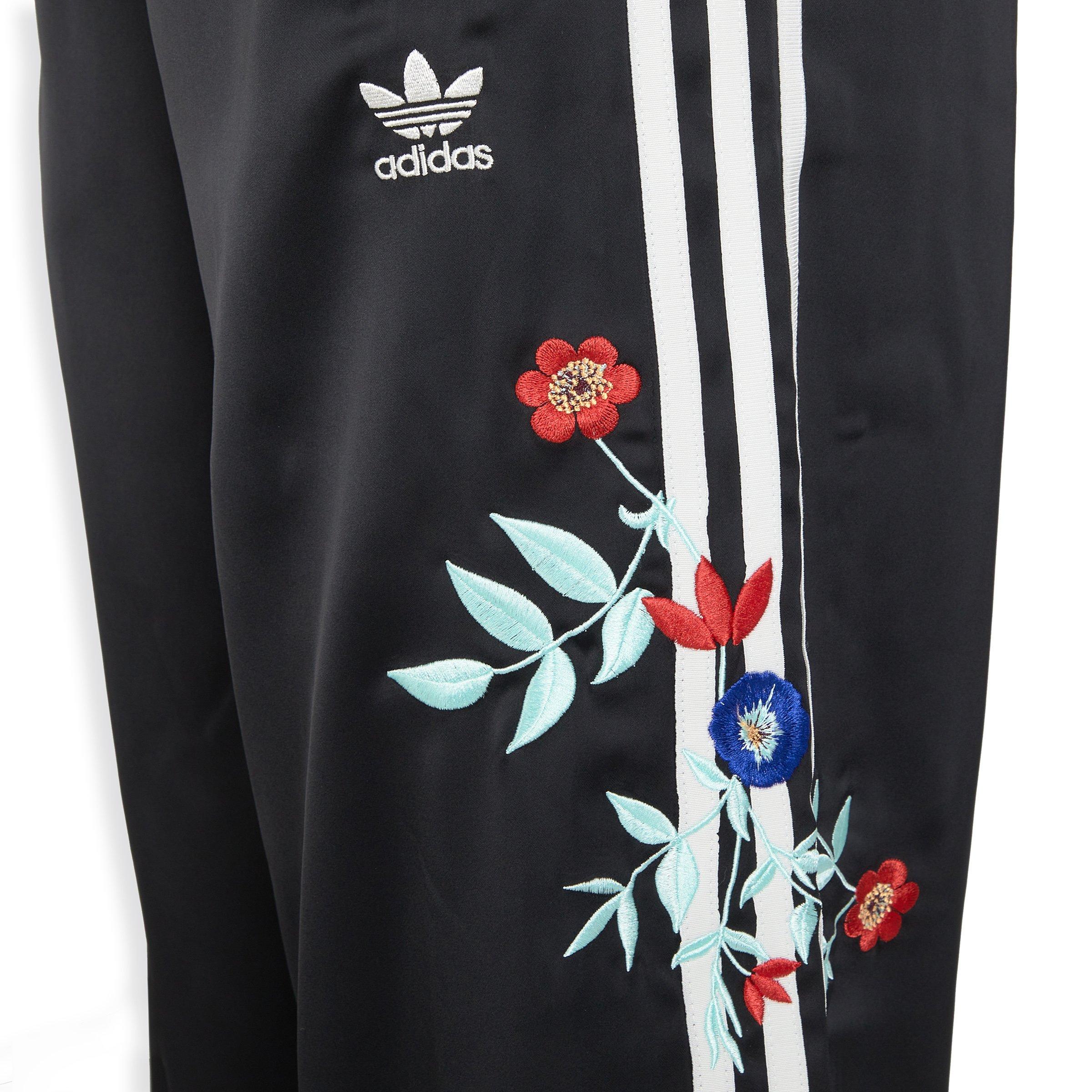 Adidas flower track pants hotsell