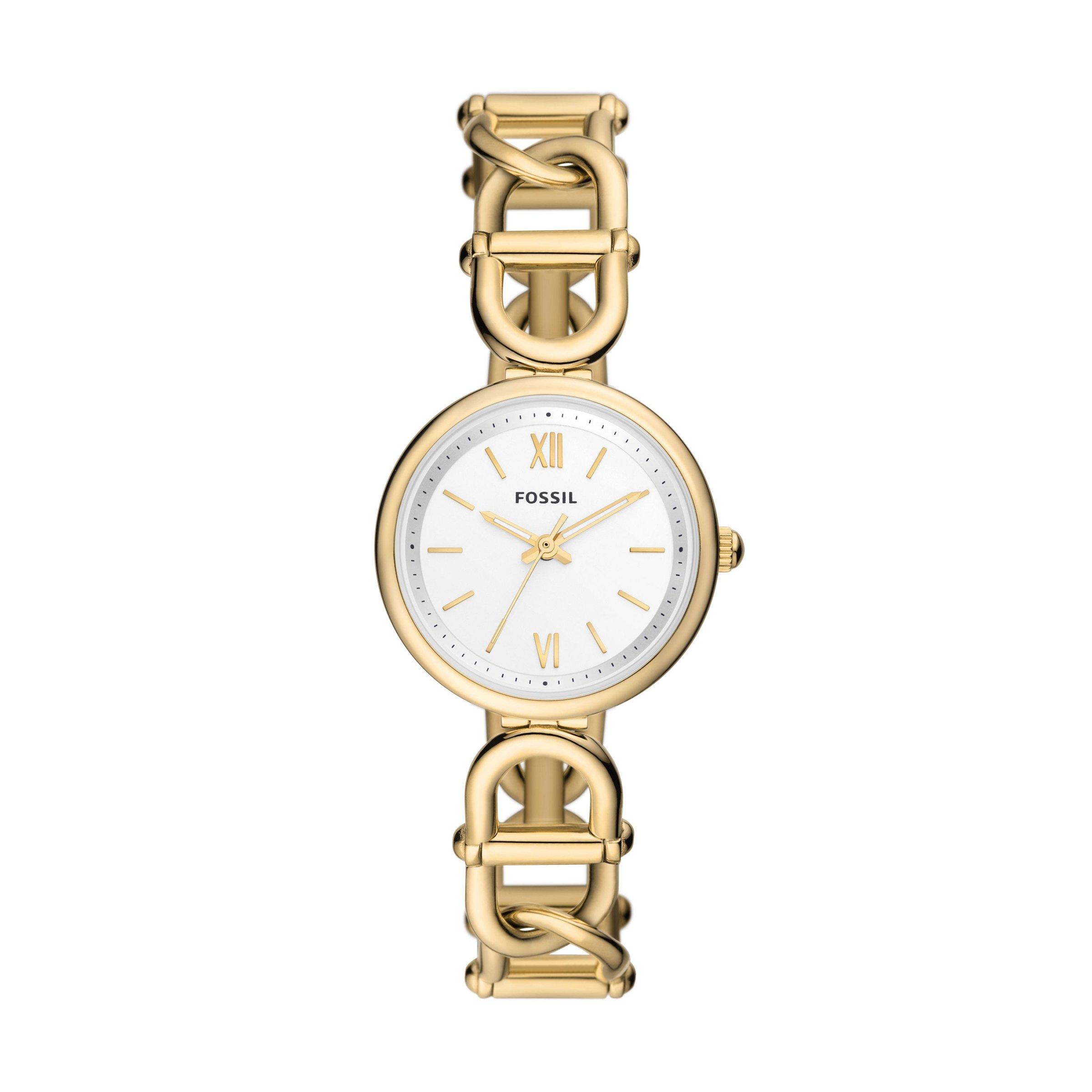 Gold Carlie Bracelet Style Metal Watch 3135404 Fossil