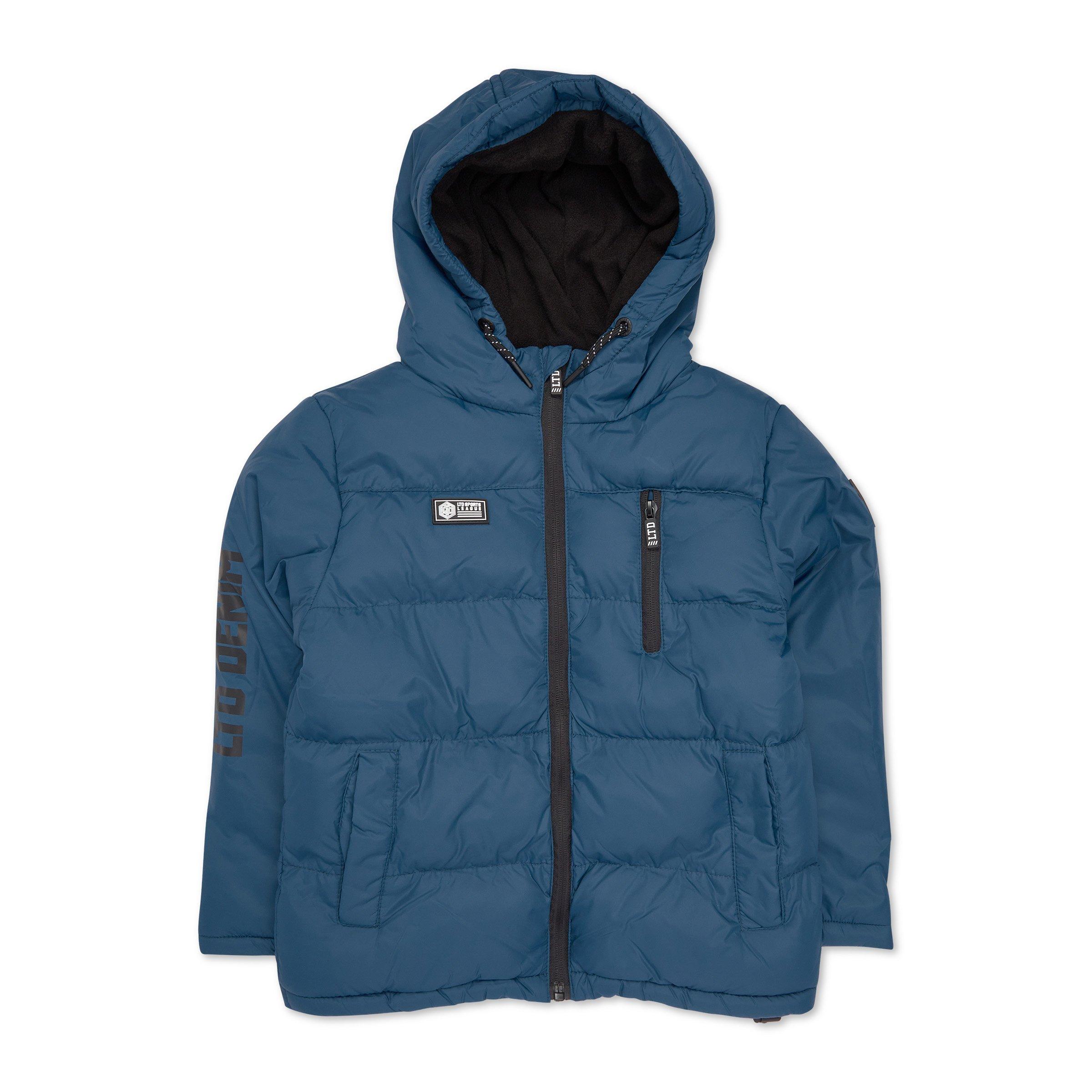 Boys navy padded jacket on sale