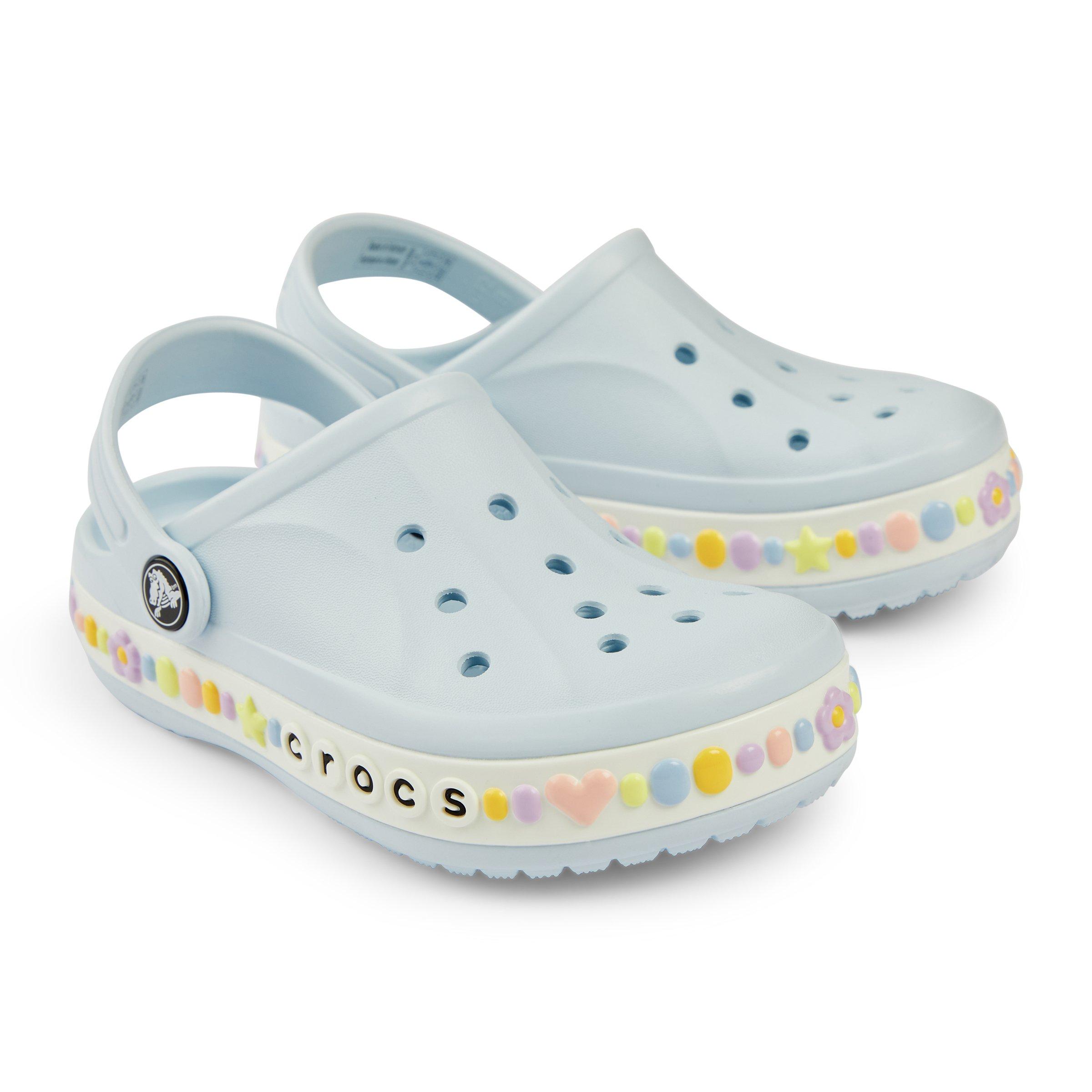 Crocs with rainbow strap hot sale