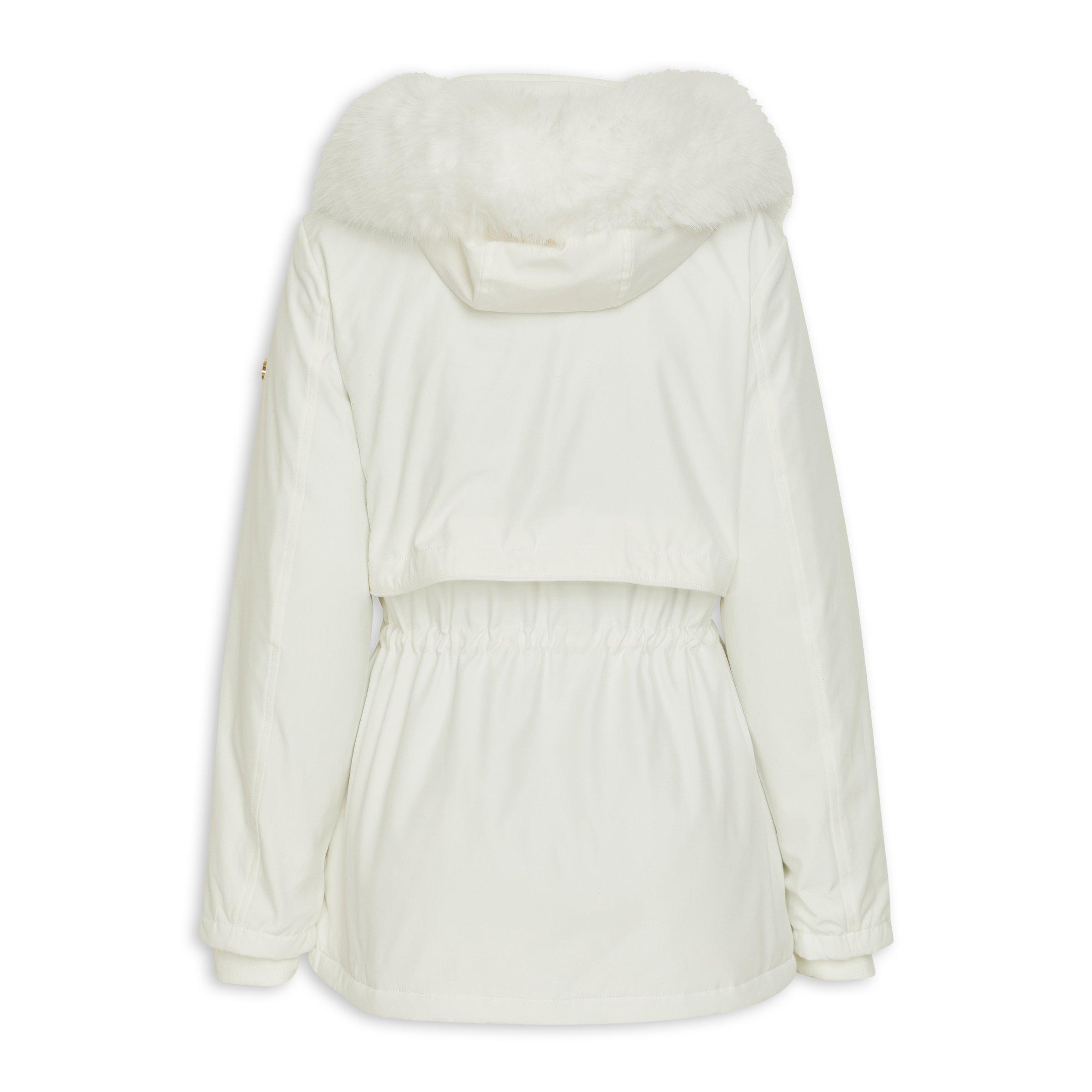 Women white parka hotsell