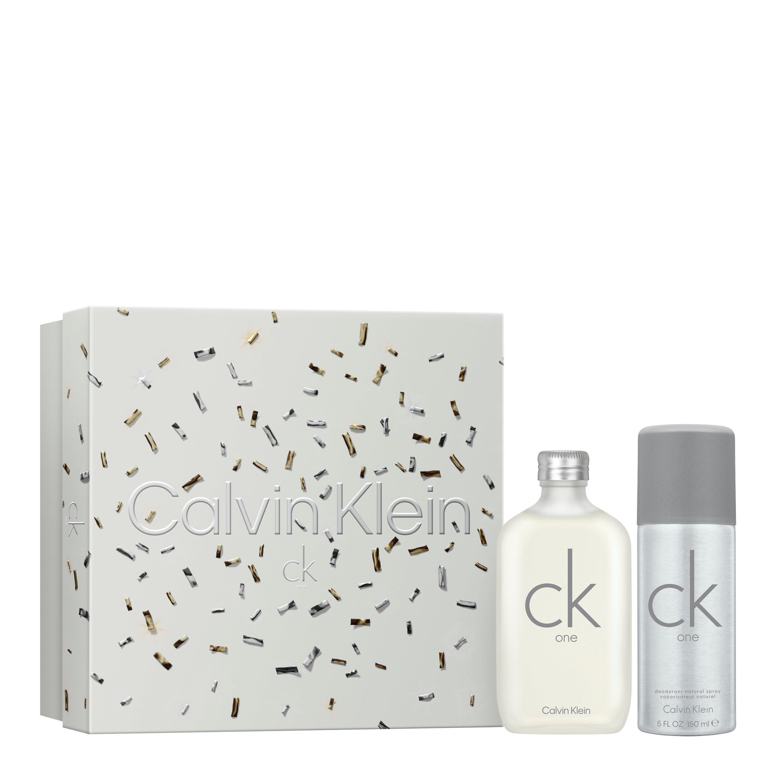 Calvin Klein CK One 2 PCS Gift Set 100ml EDT + 150ml Deodorant Spray 