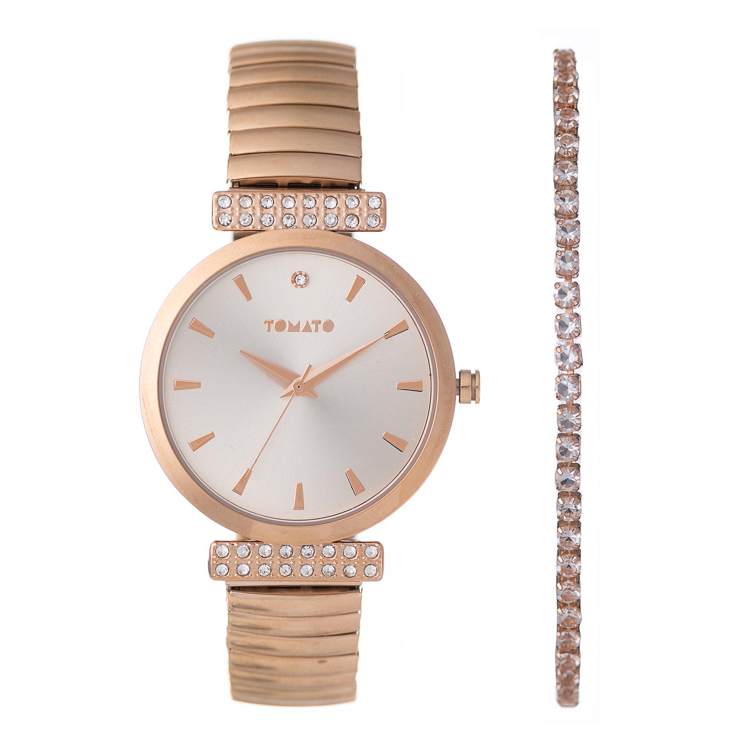 Rose gold sale metal watches