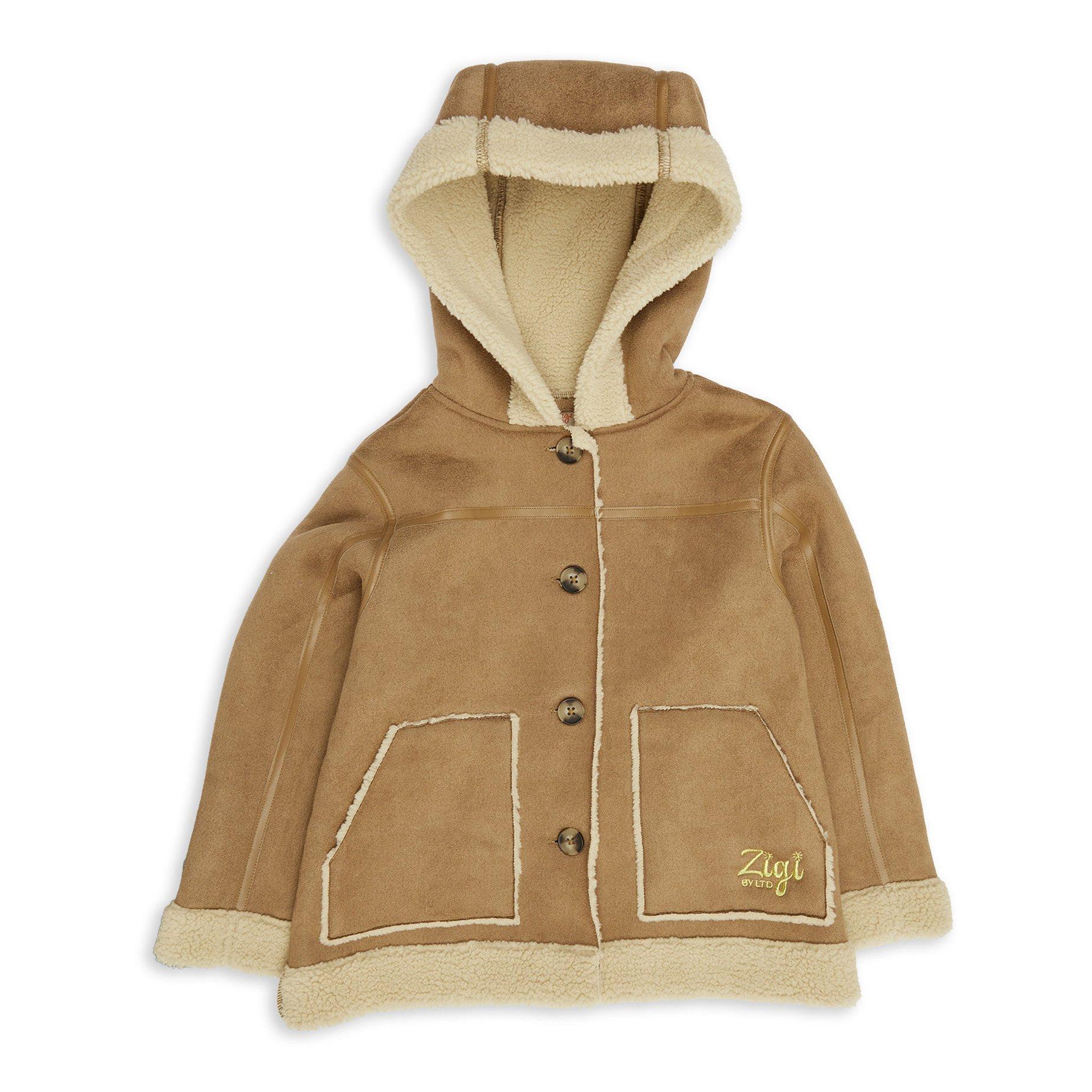 Kid Girls Tan Coat 3136879 LTD Kids