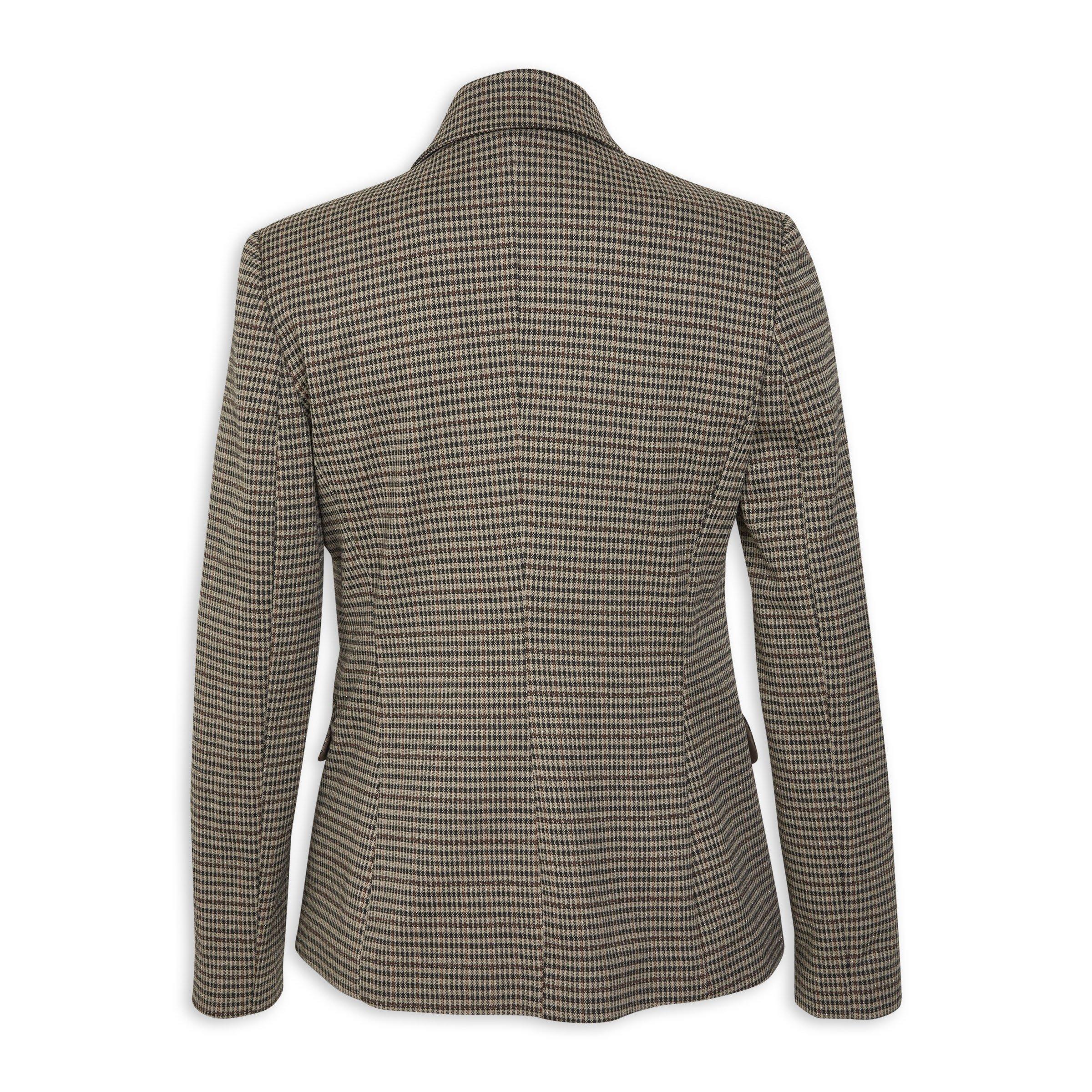 Warehouse check blazer jacket sales