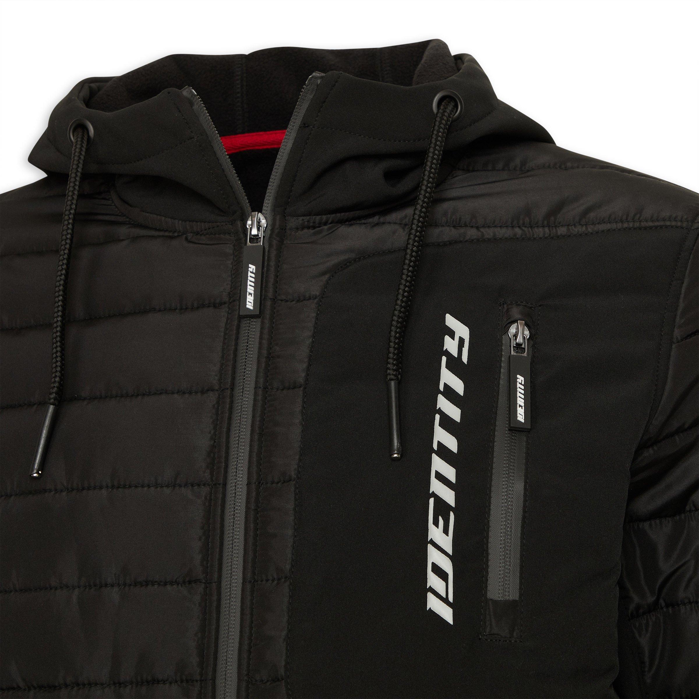 Black Zip-through Hoodie (3138100) | Identity
