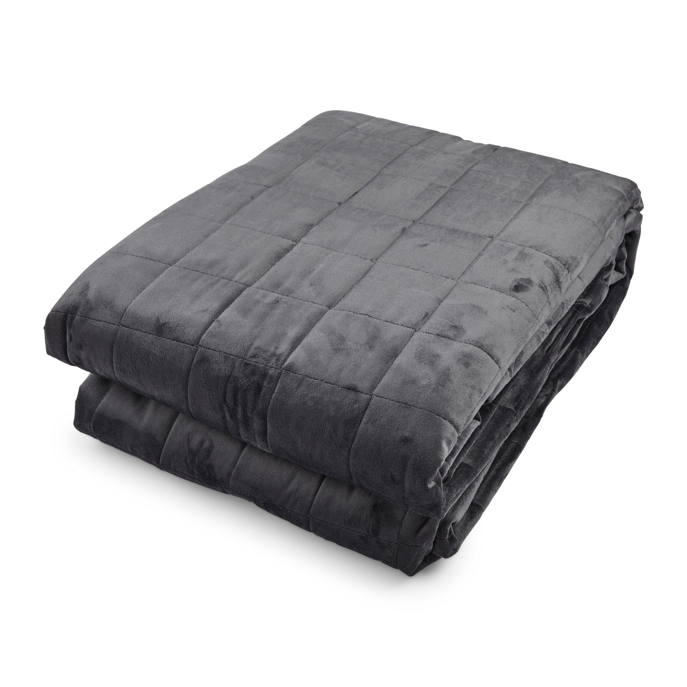 Charcoal Quilted Throw 220 X 230cm 3138483 Loads of Living