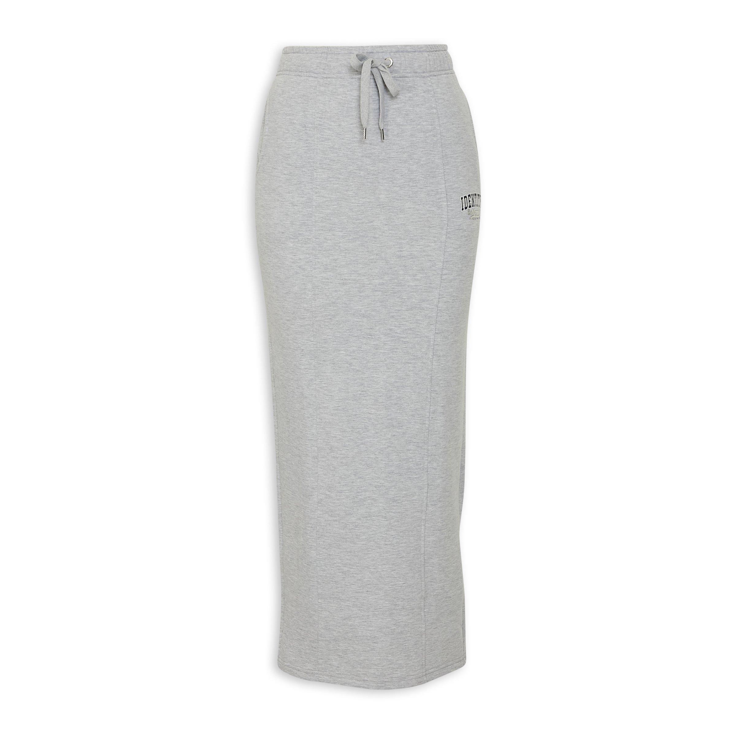 Grey Melange Jogger Skirt 3138512 Identity