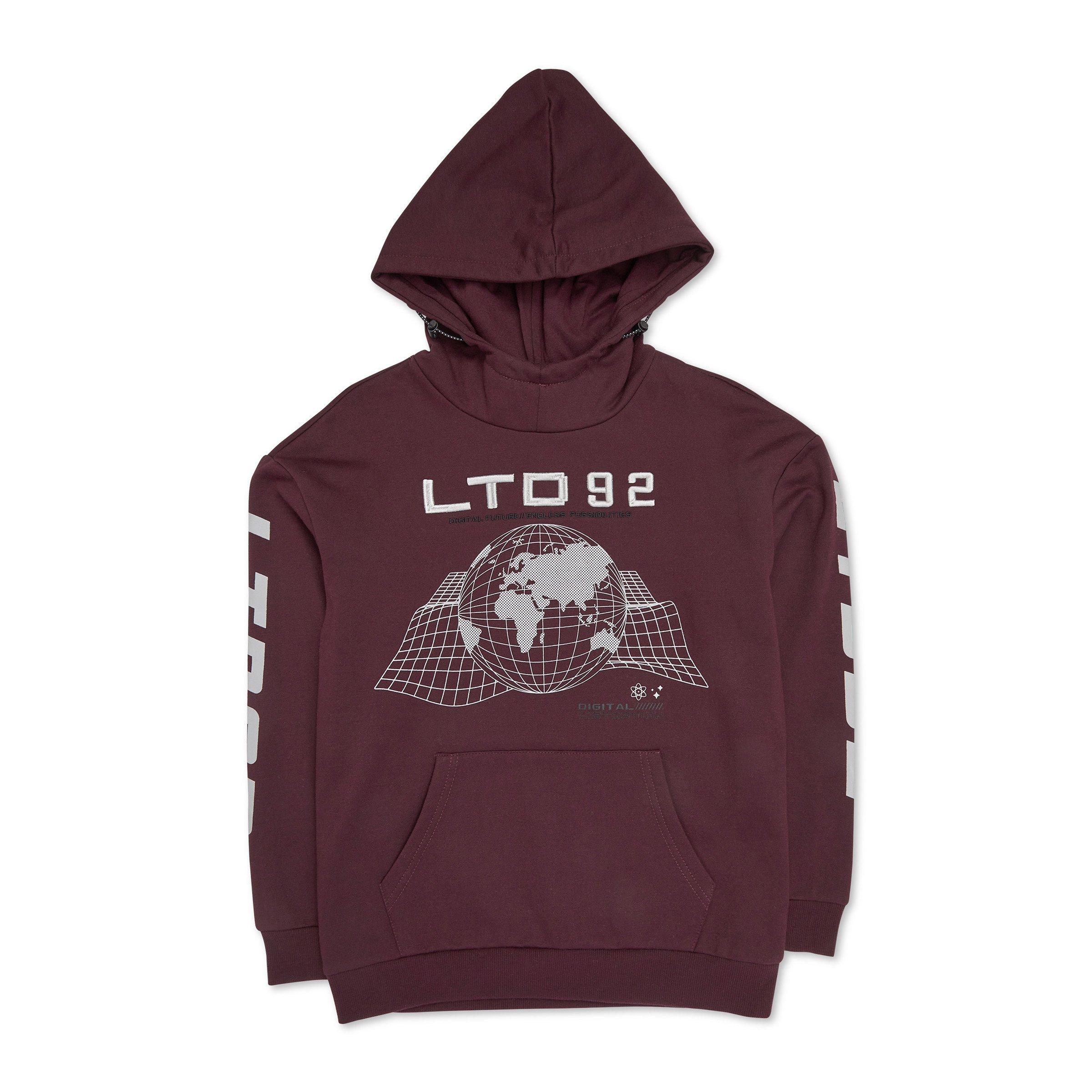 Boys Burgundy Hoodie