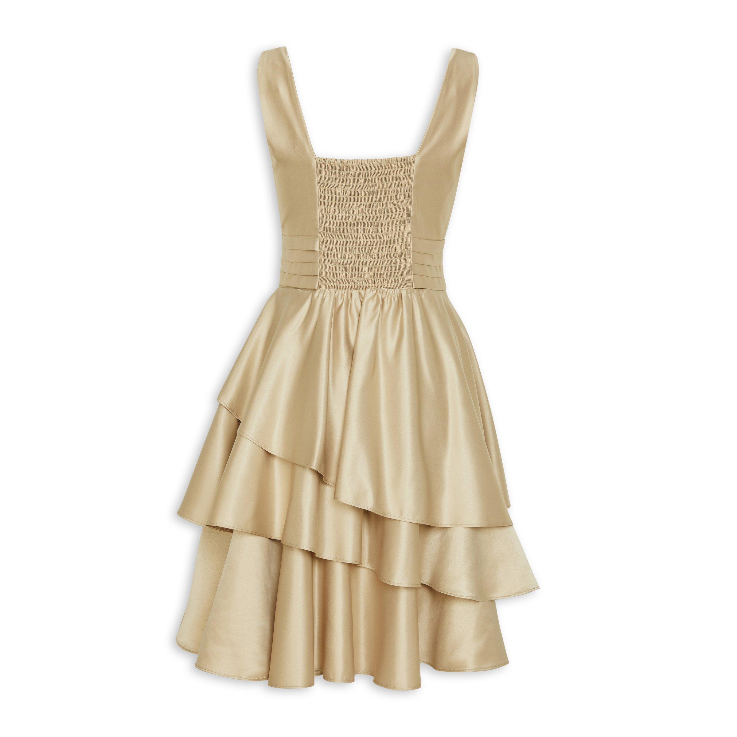 Champagne Fit and Flare Dress 3138907 Ginger Mary