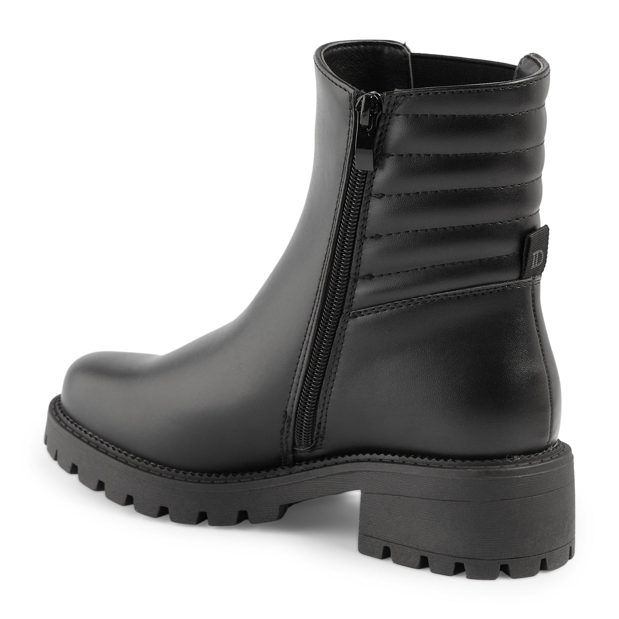 Womens biker boots black new arrivals