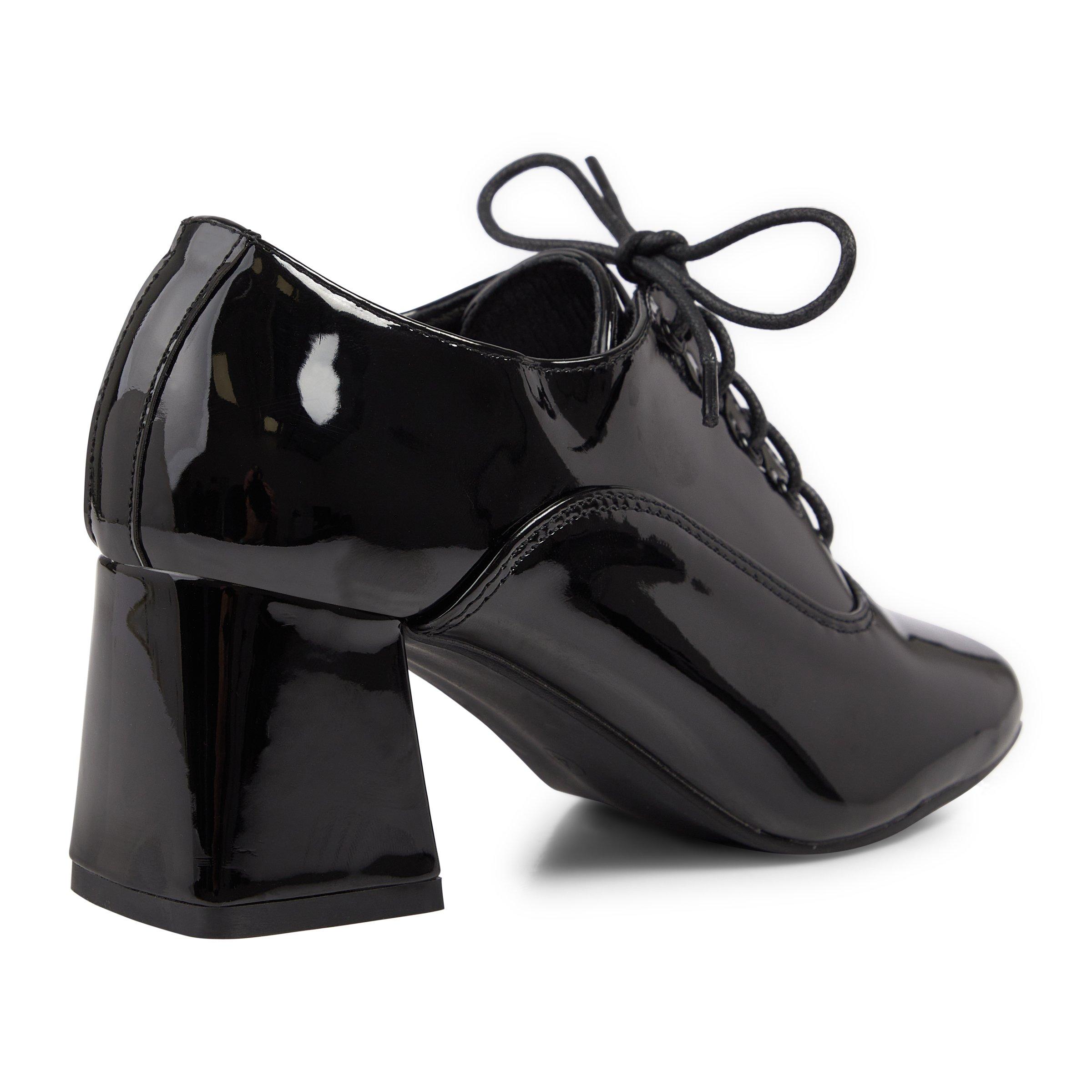 Black Oxford Block Heel 3140130 Truworths
