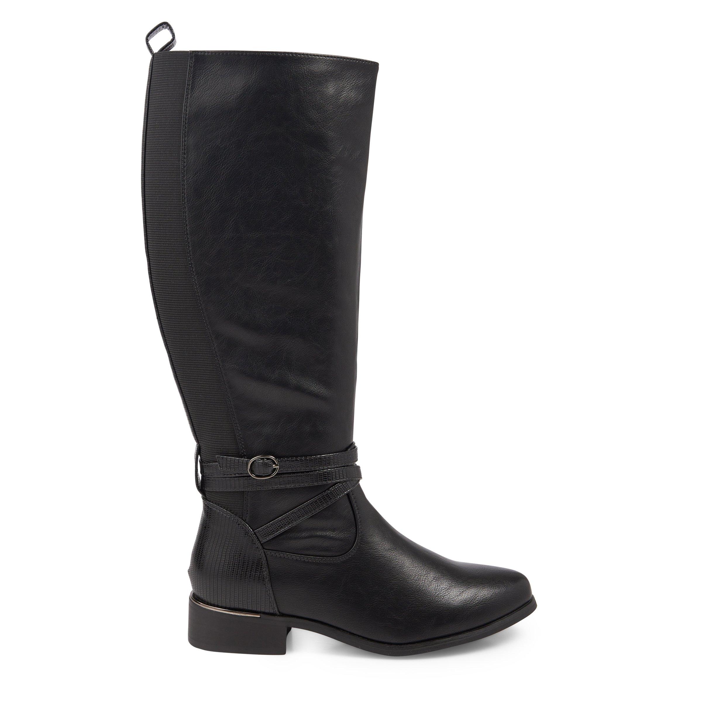 Black riding boot deals