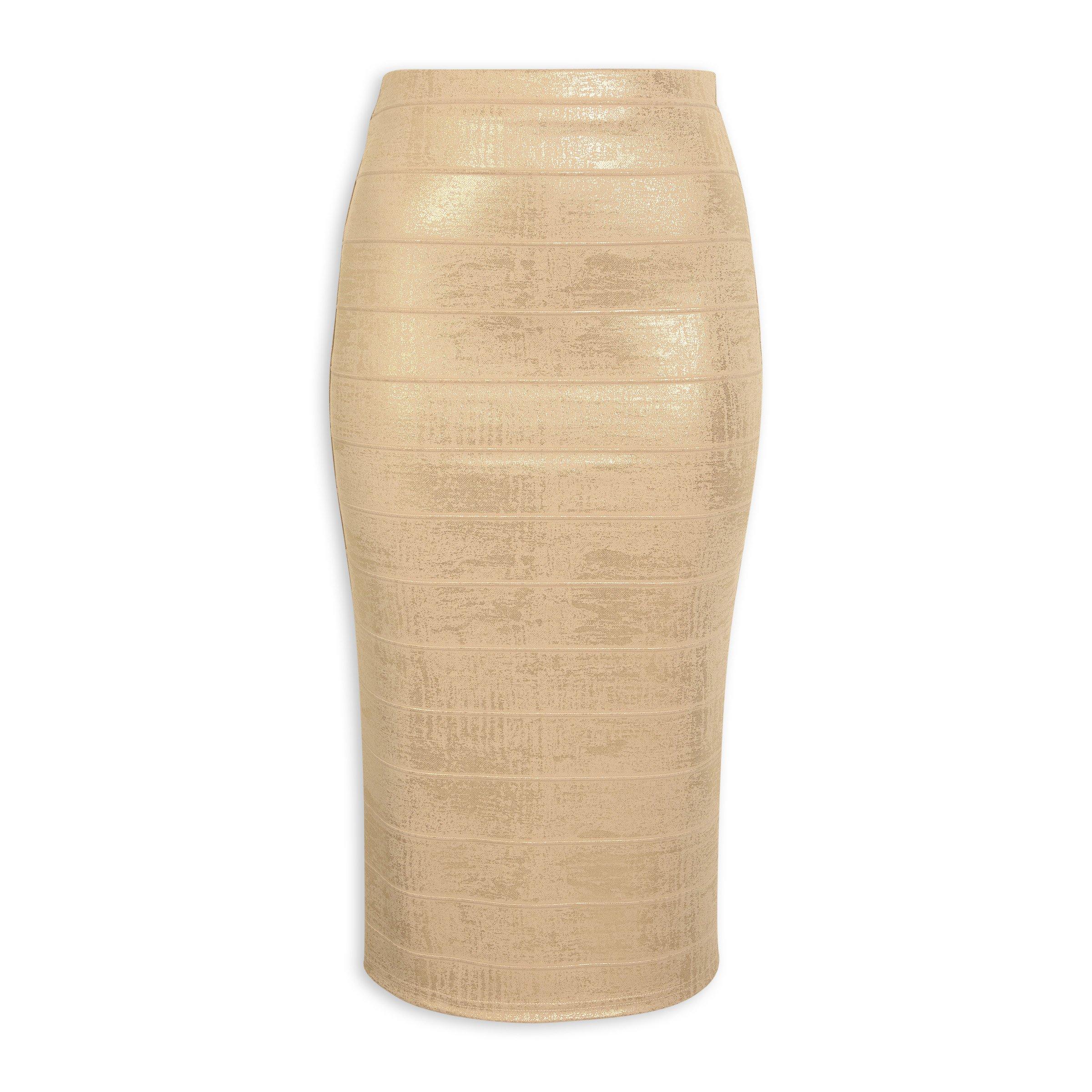 Bodycon shop gold skirt