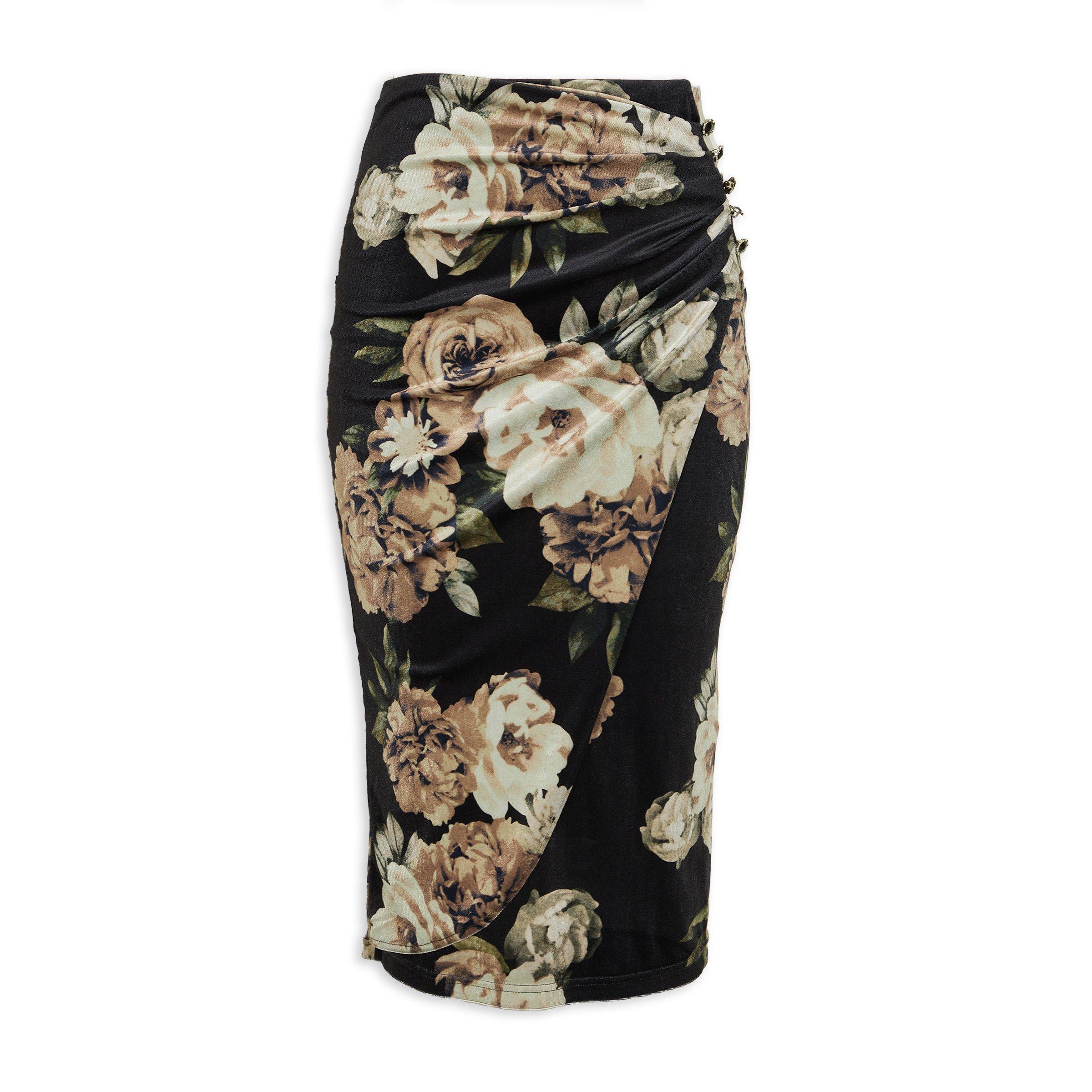 Floral Bodycon Skirt 3140503 Truworths