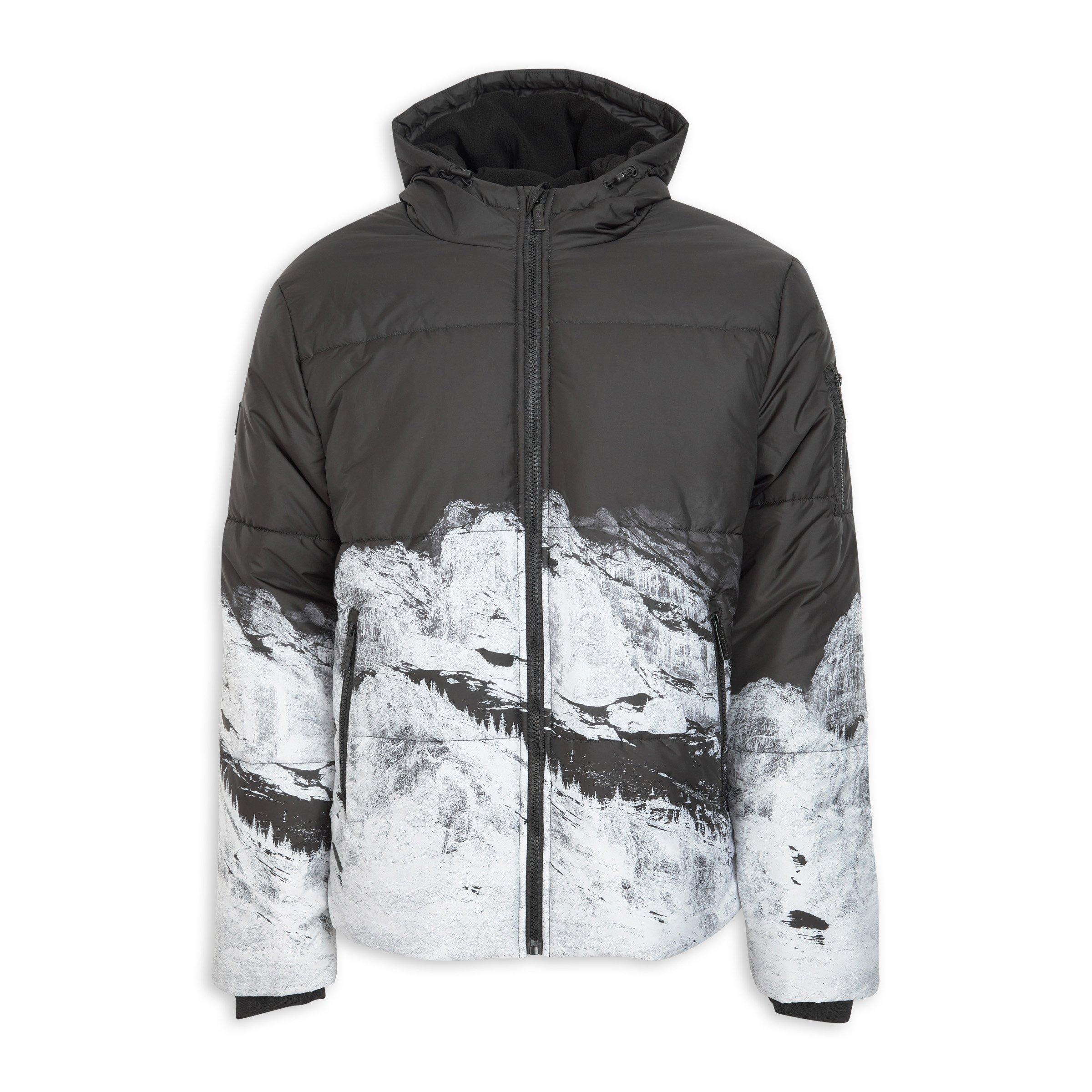 Black White Puffer Jacket 3140543 Exstream