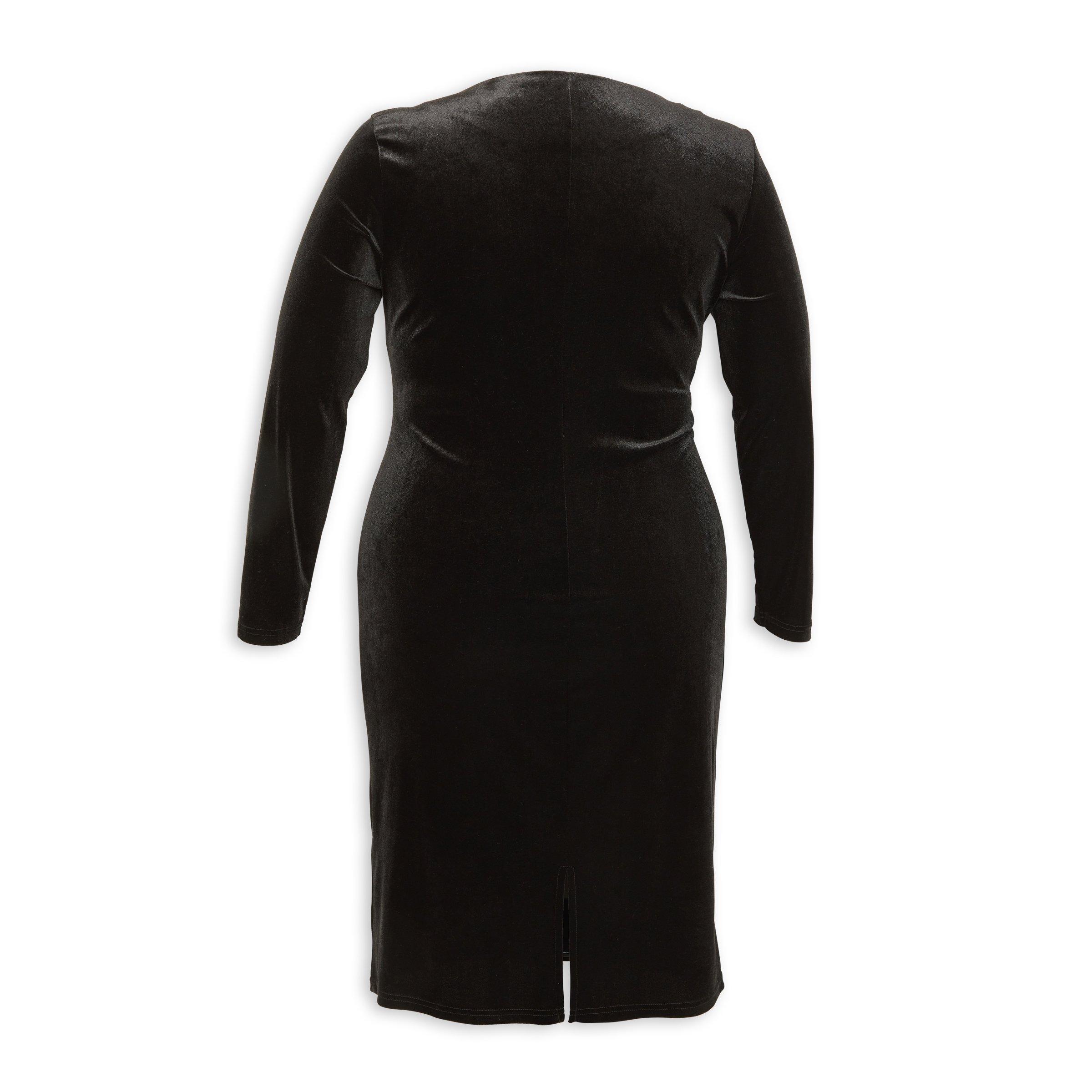 Black Plus Size Bodycon Dress (3140551) | Zeta