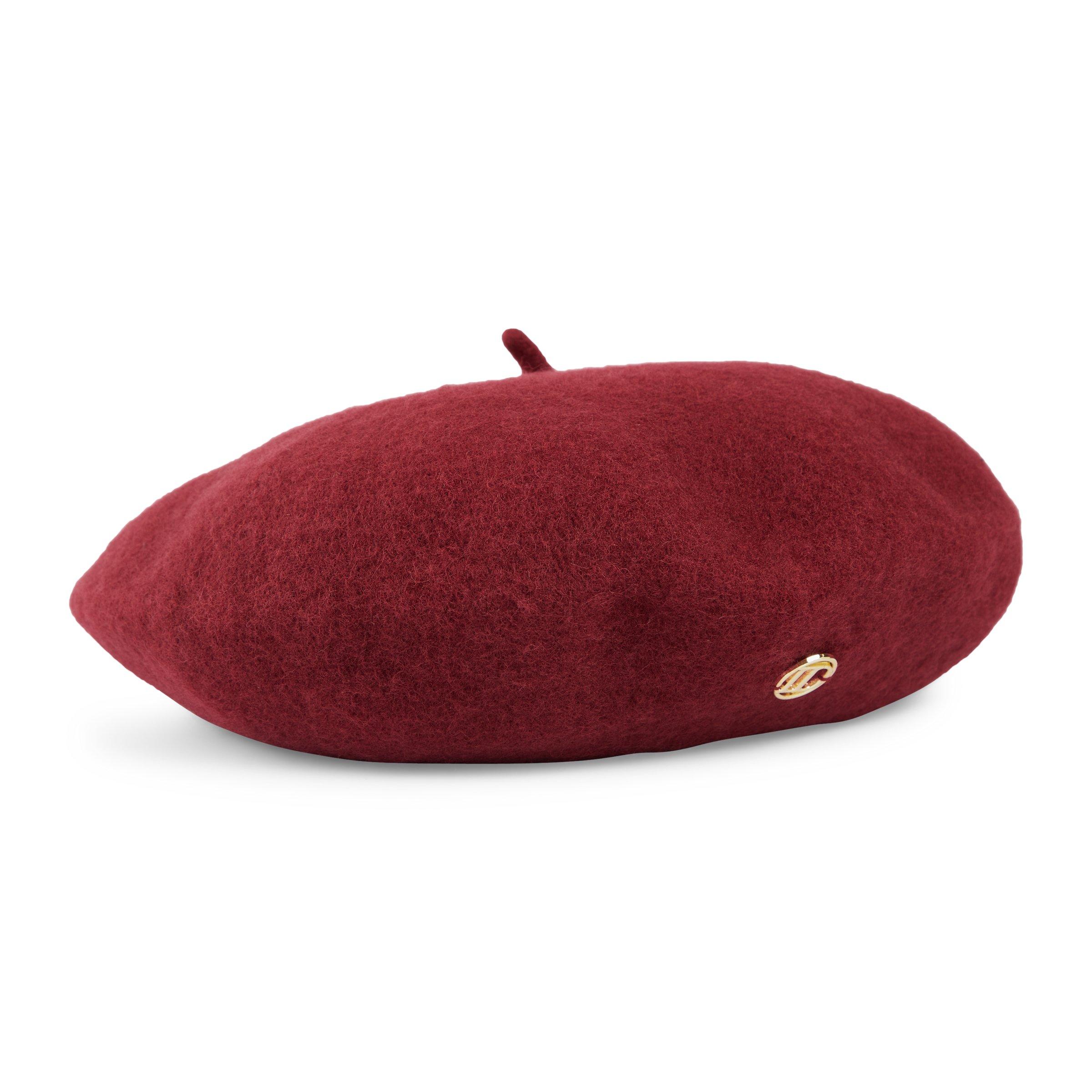 Burgundy Felt Beret (3140866) Identity