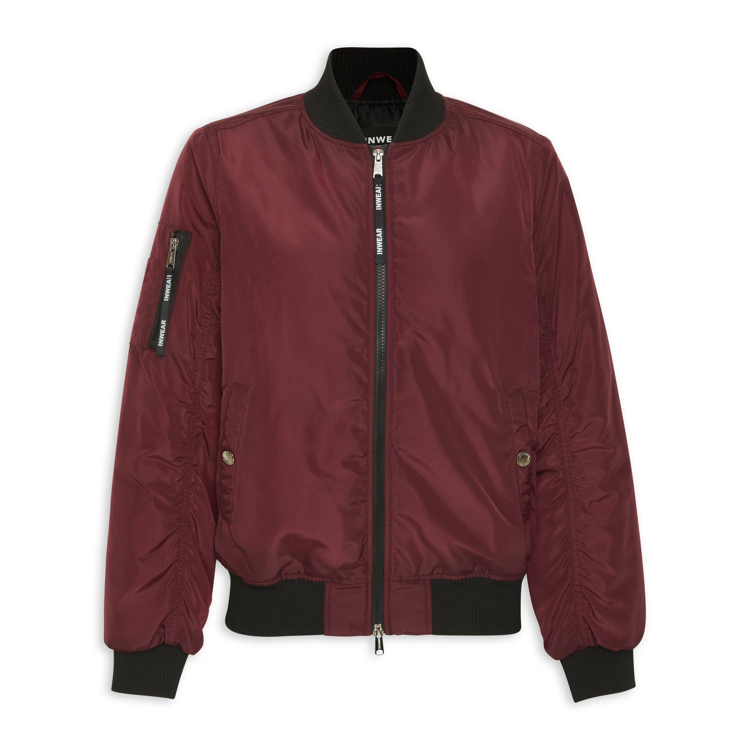 Burgundy Bomber Jacket 3141261 Inwear