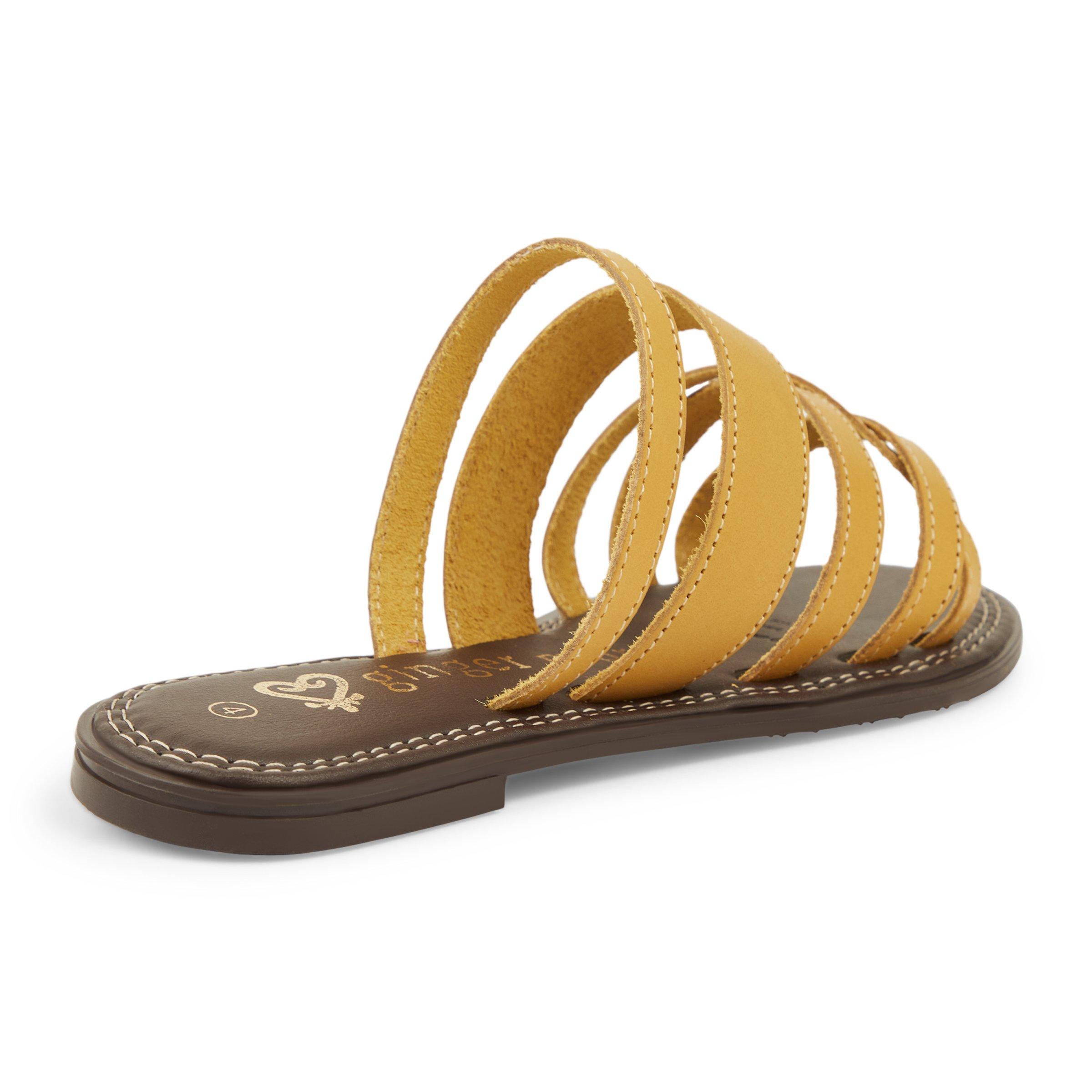 Yellow best sale mule sandals