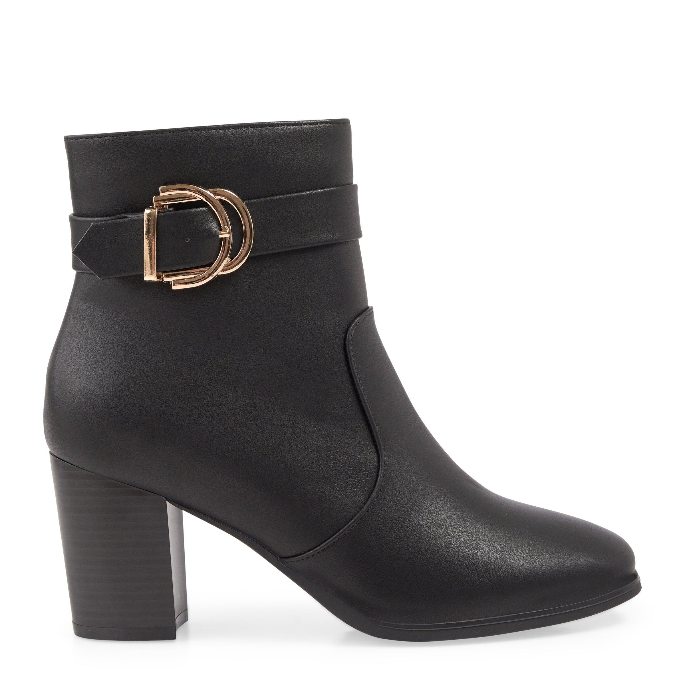 Black Buckle Ankle Boots 3141744 Identity