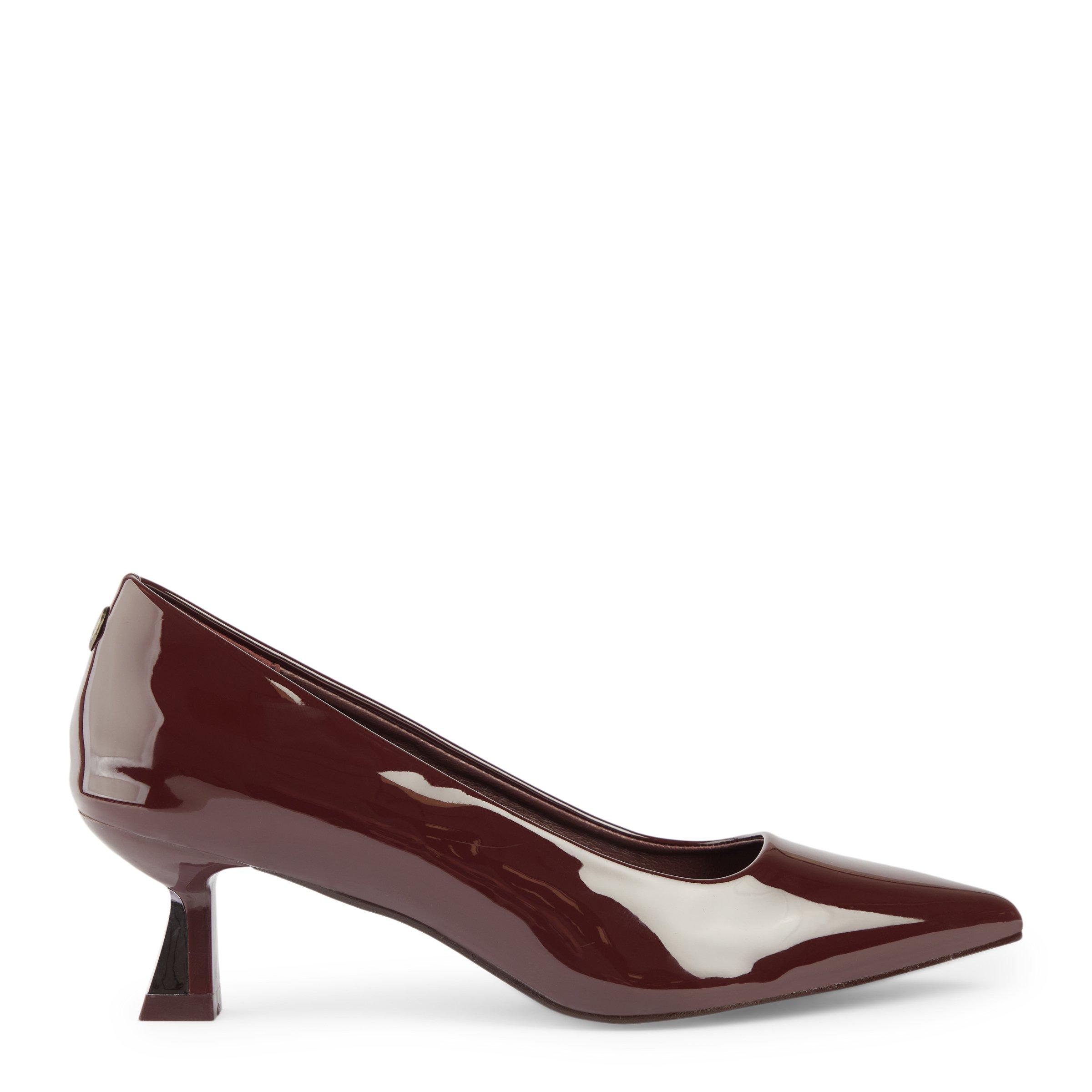 Maroon low heels hotsell